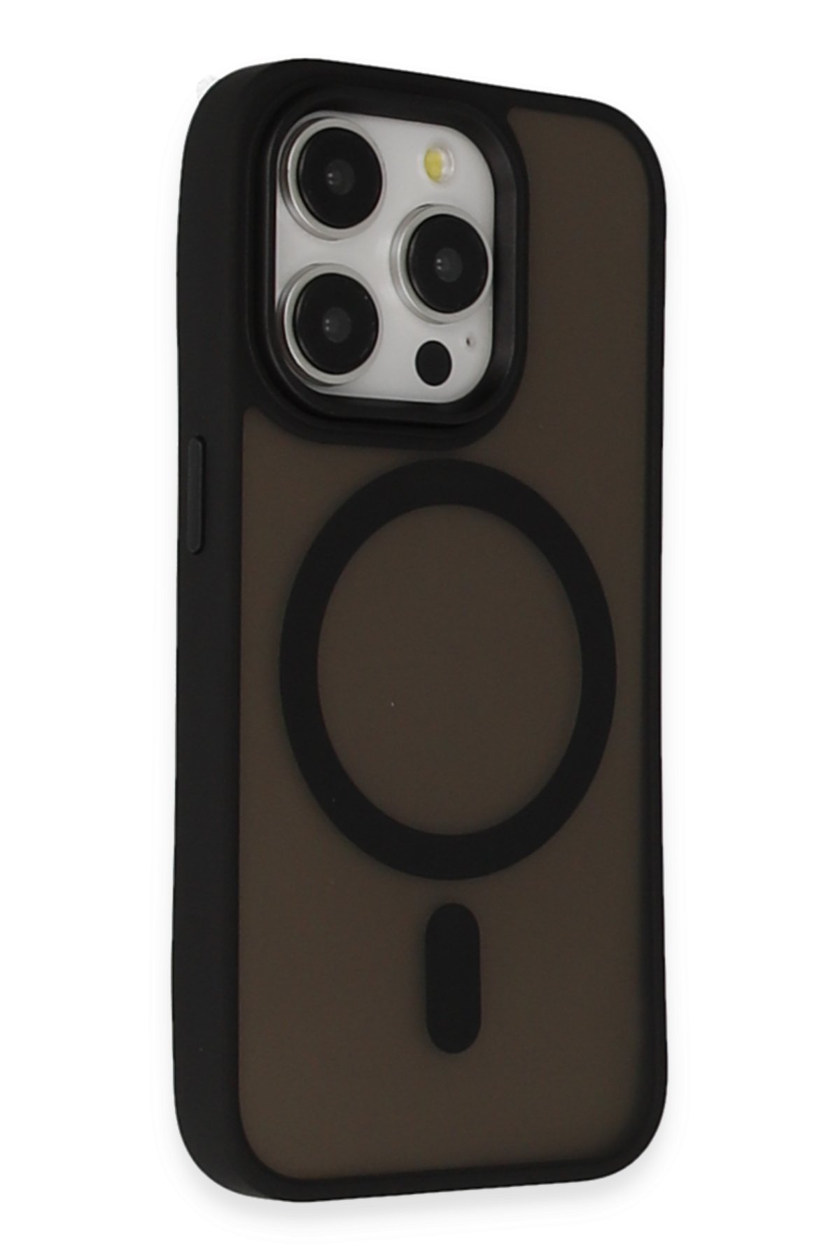 Newface iPhone 15 Pro Max Kılıf First Silikon - Koyu Yeşil