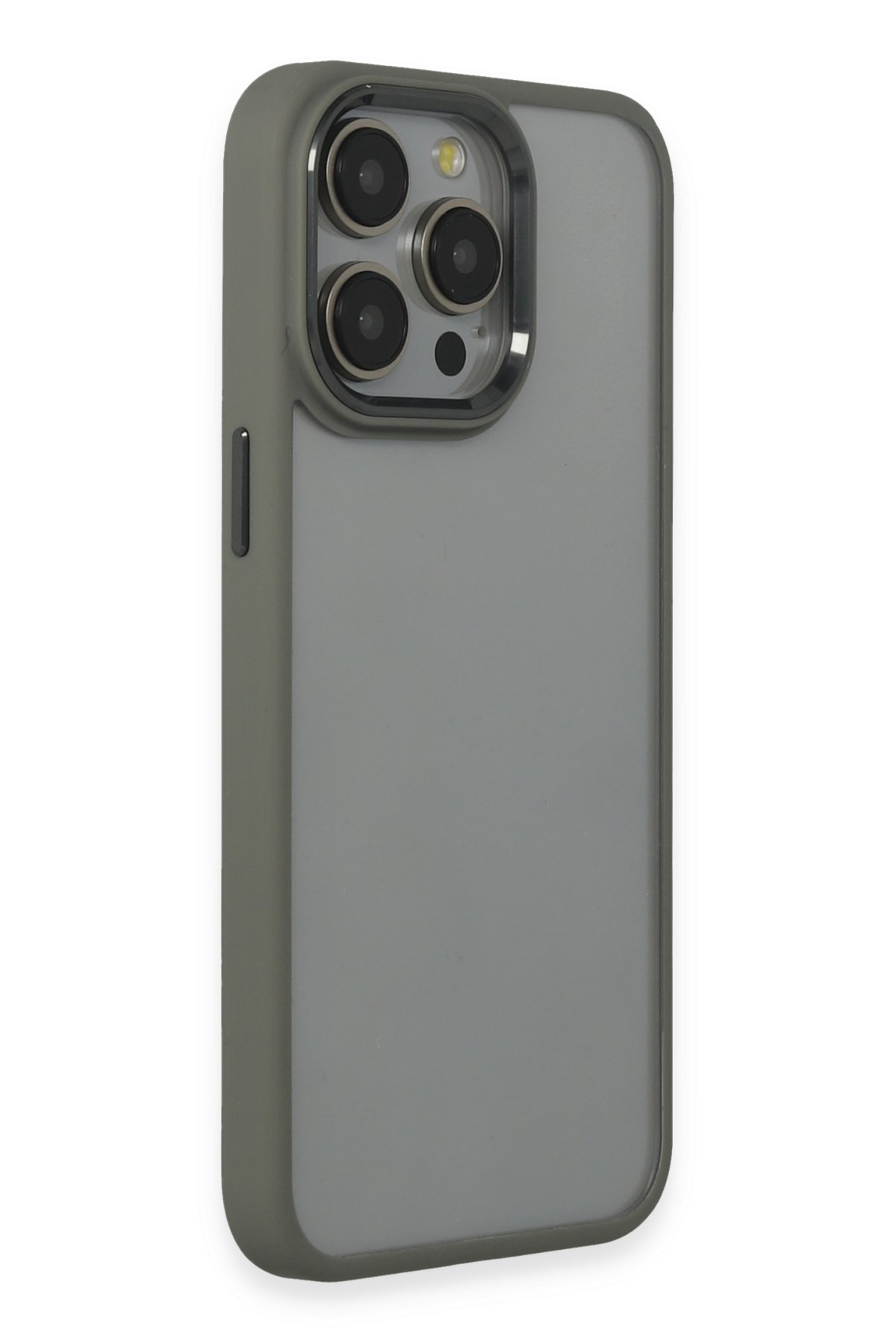 Newface iPhone 15 Pro Max Kılıf Montreal Silikon Kapak - Açık Yeşil