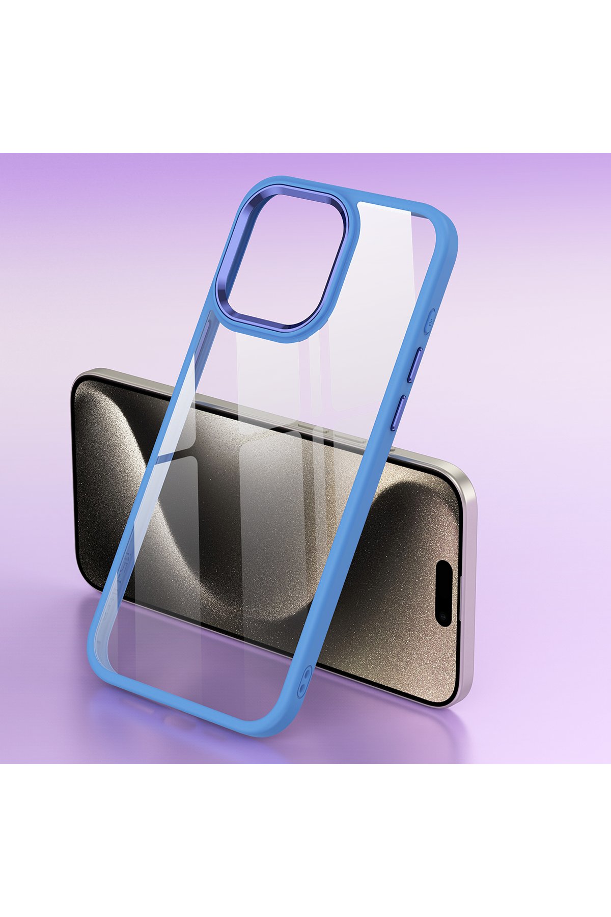 Newface iPhone 15 Pro Max Kılıf Reflexion Desenli Kapak - Desen 4