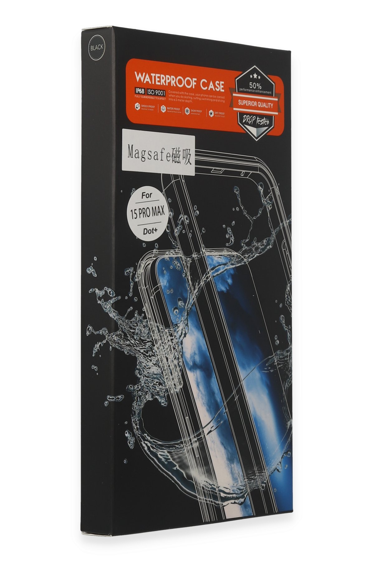 Newface iPhone 15 Pro Max Harvel Kapak - Turuncu