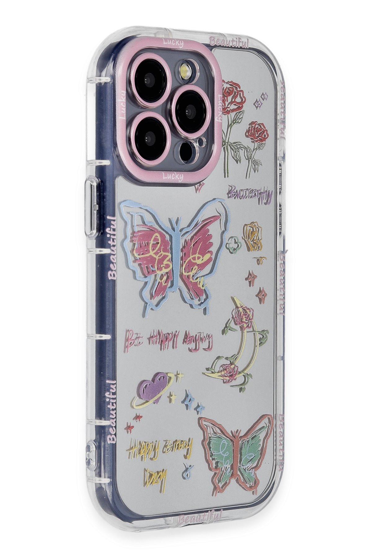 Newface iPhone 15 Pro Max Kılıf Slot Silikon - Sierra Blue