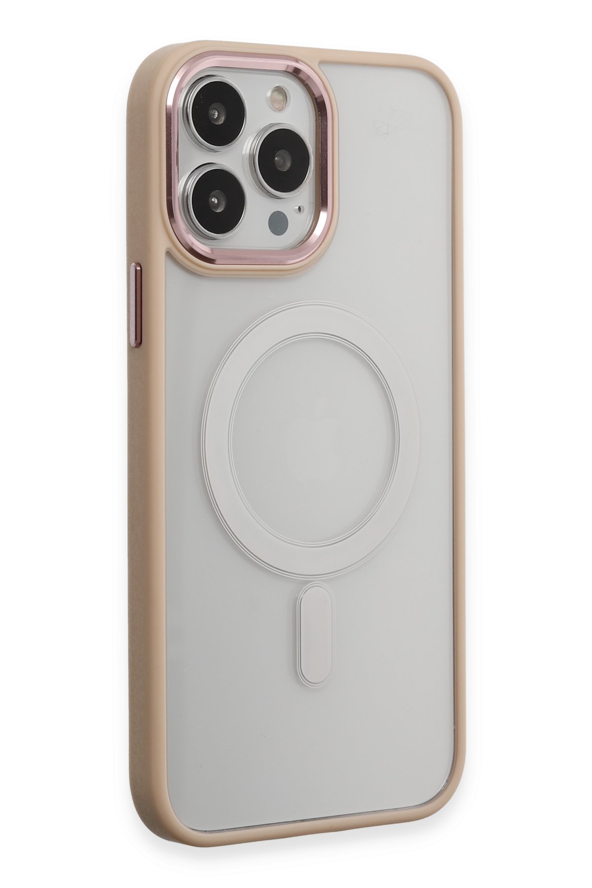 Newface iPhone 15 Pro Max Kılıf Troy Magsafe Kapak - Pembe