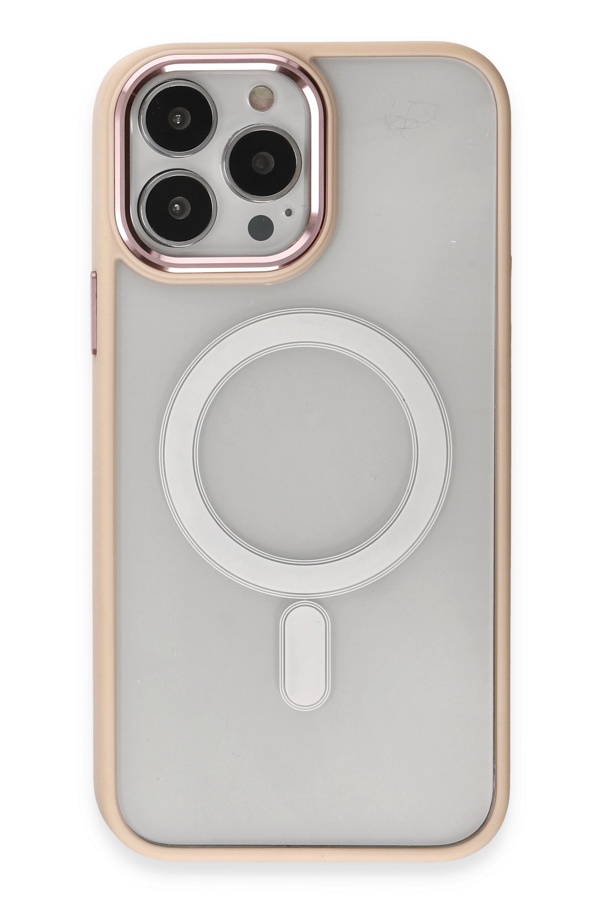 Newface iPhone 15 Pro Max Kılıf Troy Magsafe Kapak - Pembe