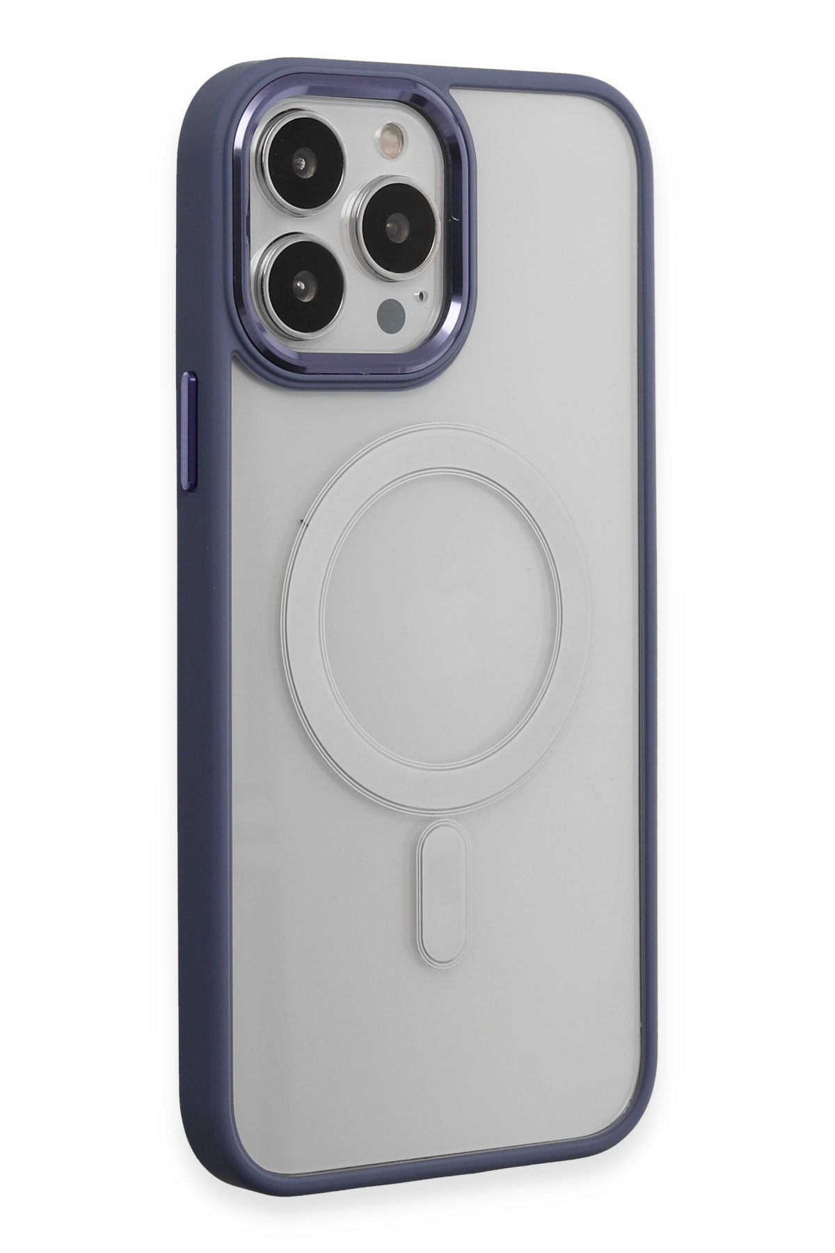 Newface iPhone 15 Pro Max Kılıf Joke Simli Magneticsafe Kılıf - Siyah