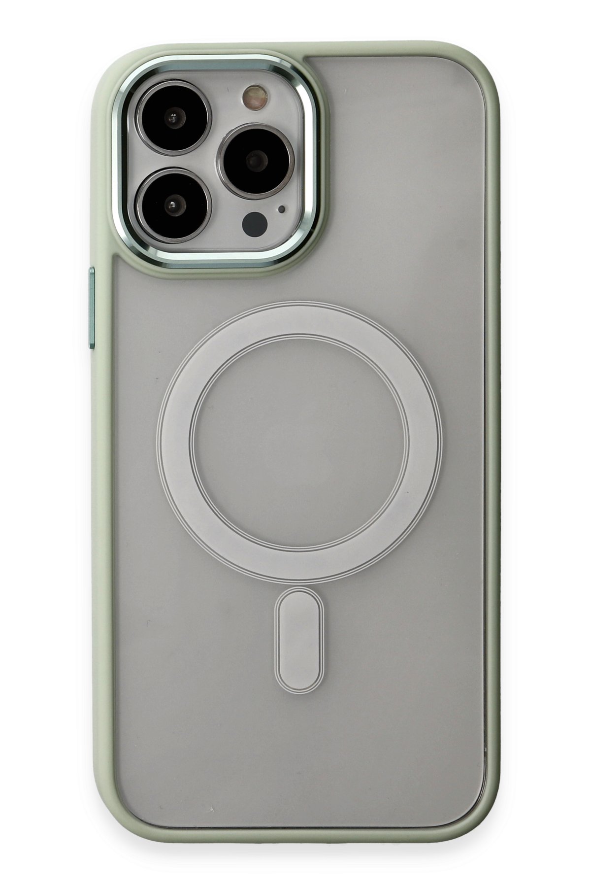 Newface iPhone 15 Pro Max Kılıf Loop Deri Silikon - Siyah