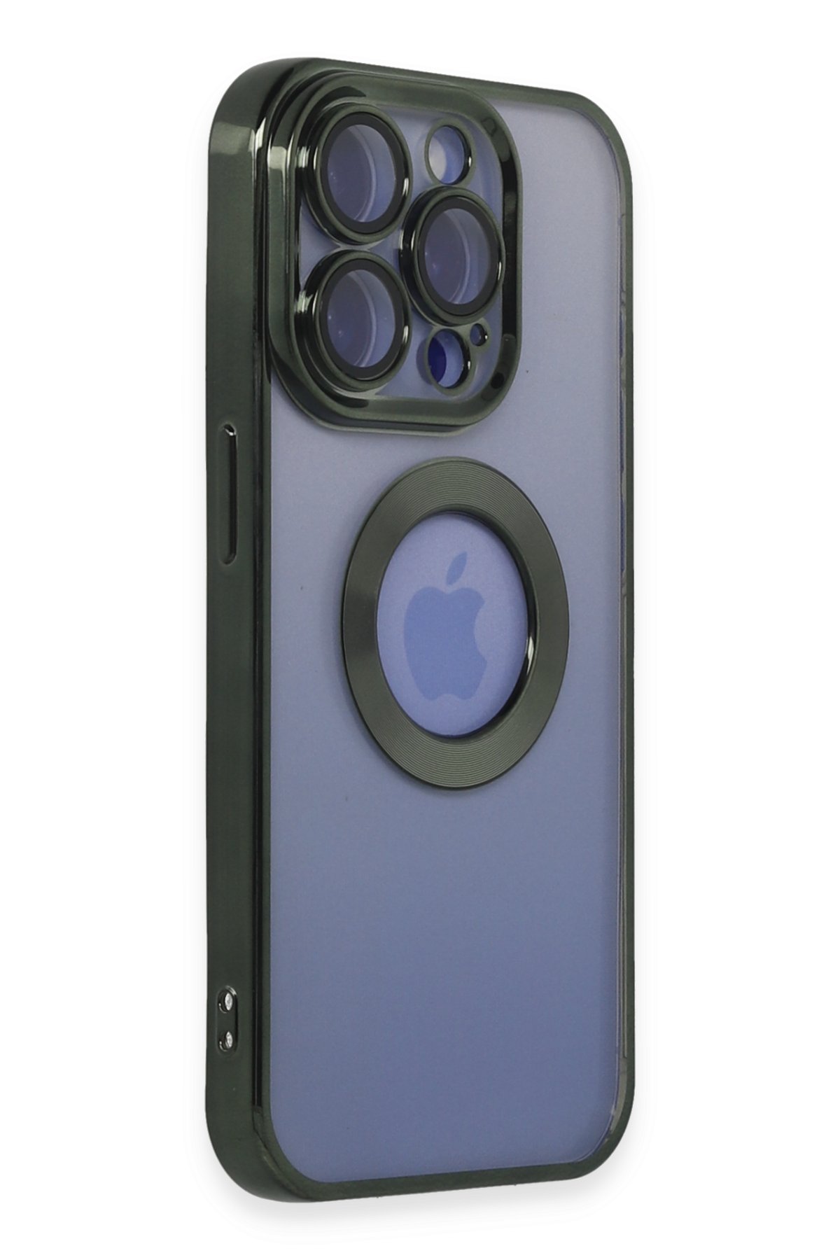 Newface iPhone 15 Pro Max Kılıf Airmax Silikon Kapak - Titan Gri