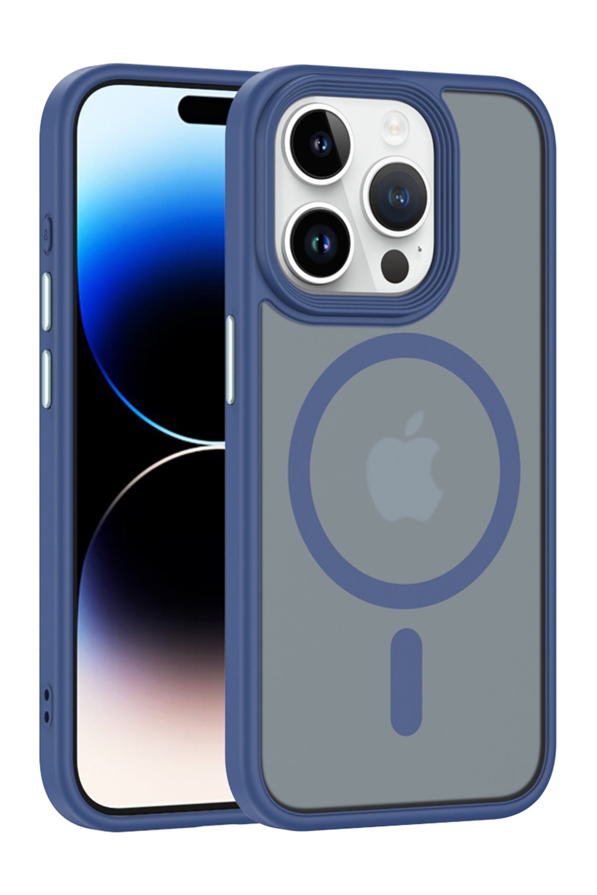 Newface iPhone 15 Pro Max Kılıf Nano içi Kadife Silikon - Mor