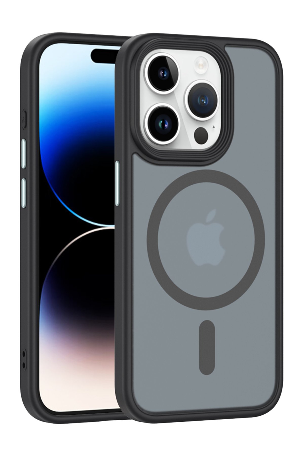 Newface iPhone 15 Pro Max Kılıf First Silikon - Mürdüm
