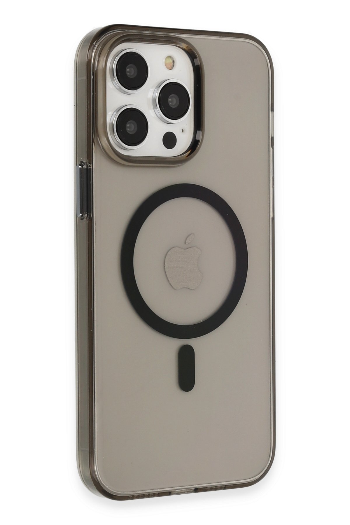 Newface iPhone 15 Pro Max Kılıf Tron Şeffaf Magsafe Kapak - Şeffaf