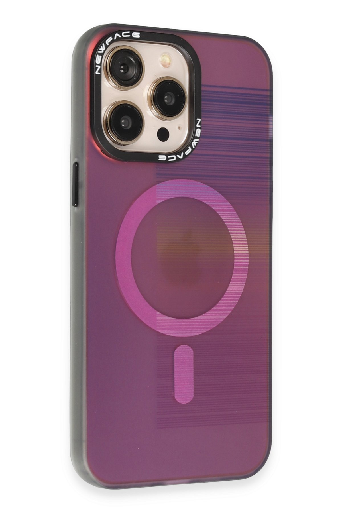 Newface iPhone 15 Pro Max Kılıf Aras Deri Kapak - Lacivert