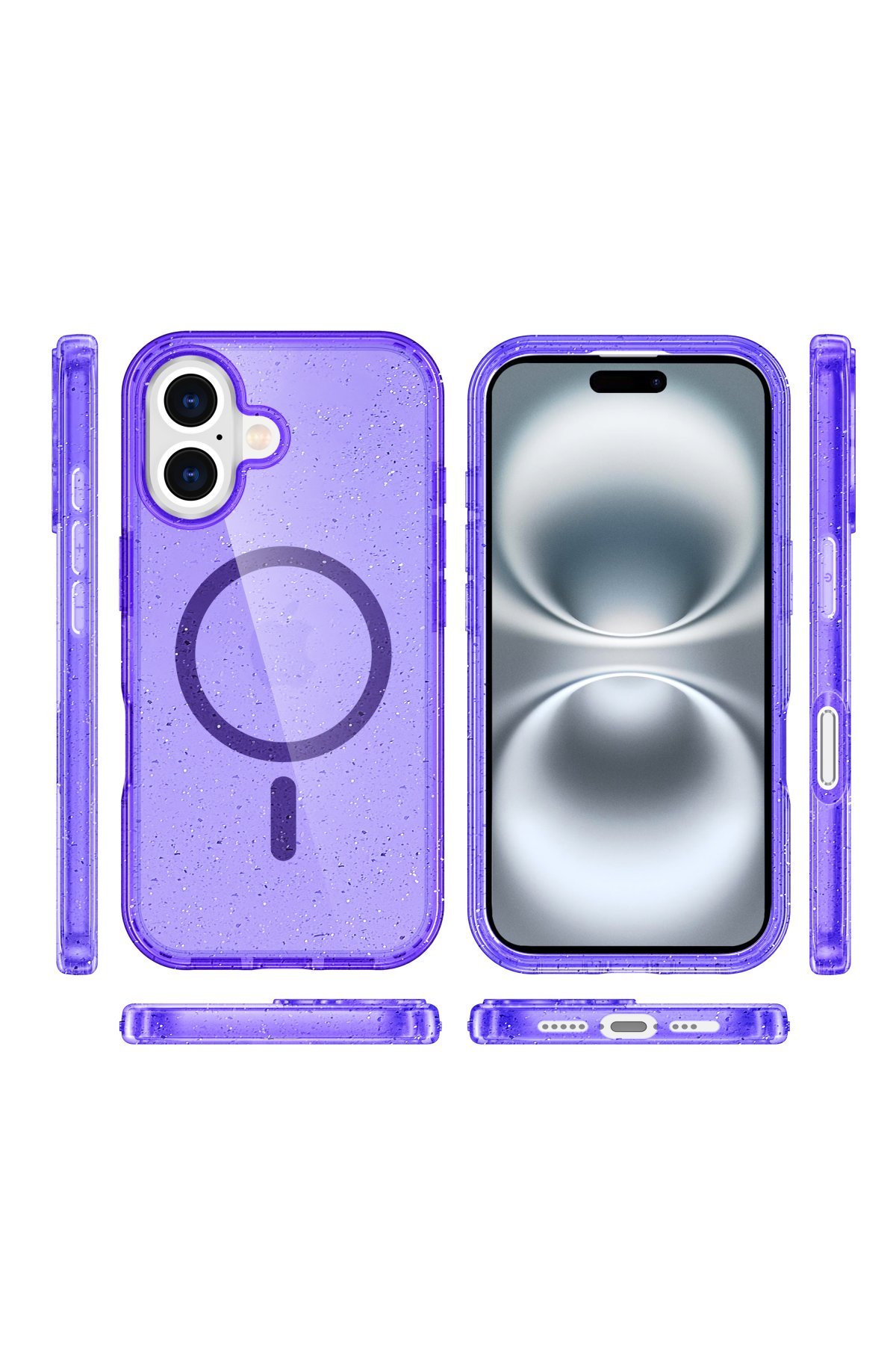 Newface iPhone 16 360 Full Body Arka Koruyucu