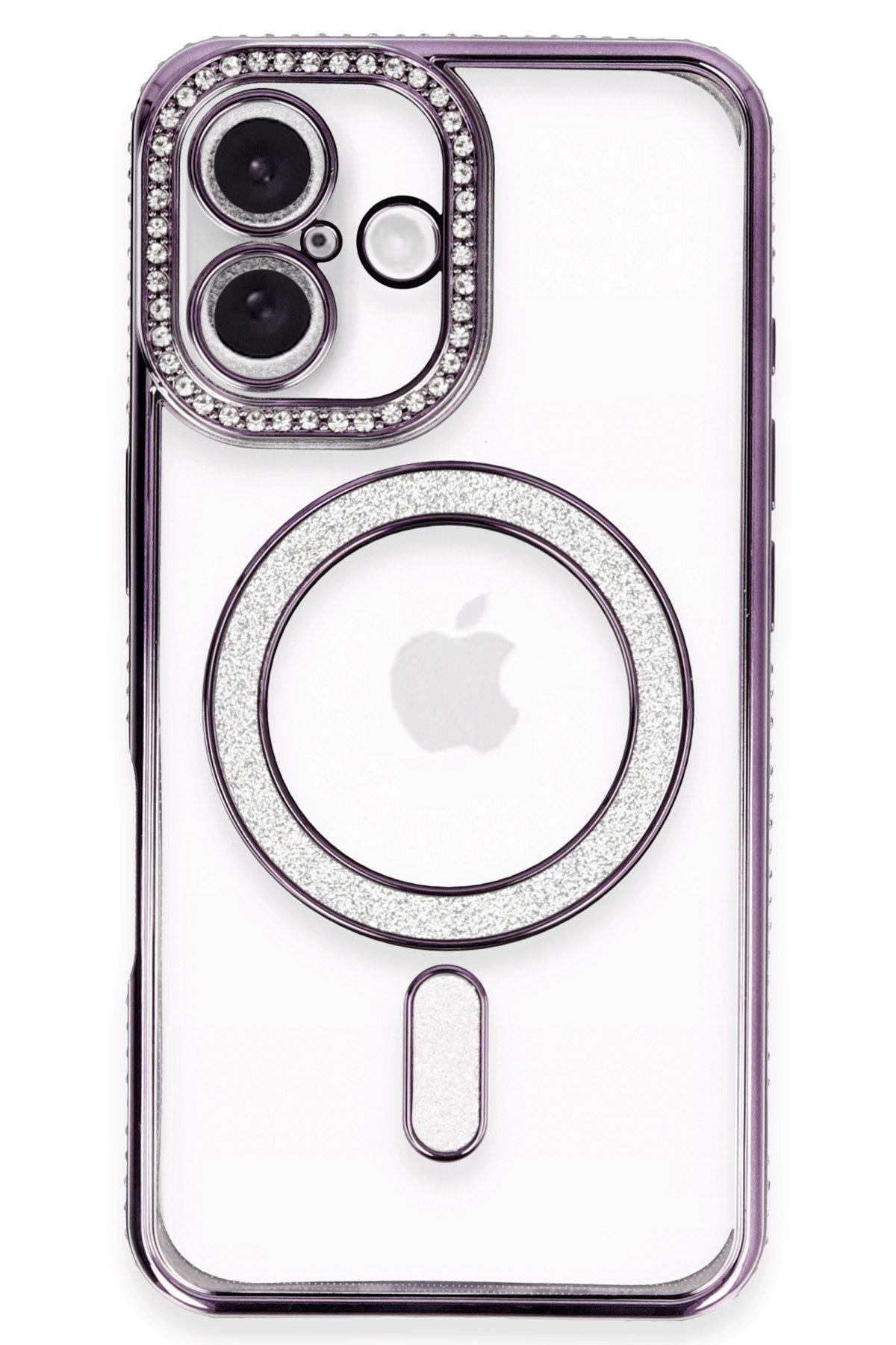 Newface iPhone 16 Kılıf Volet Silikon - Beyaz