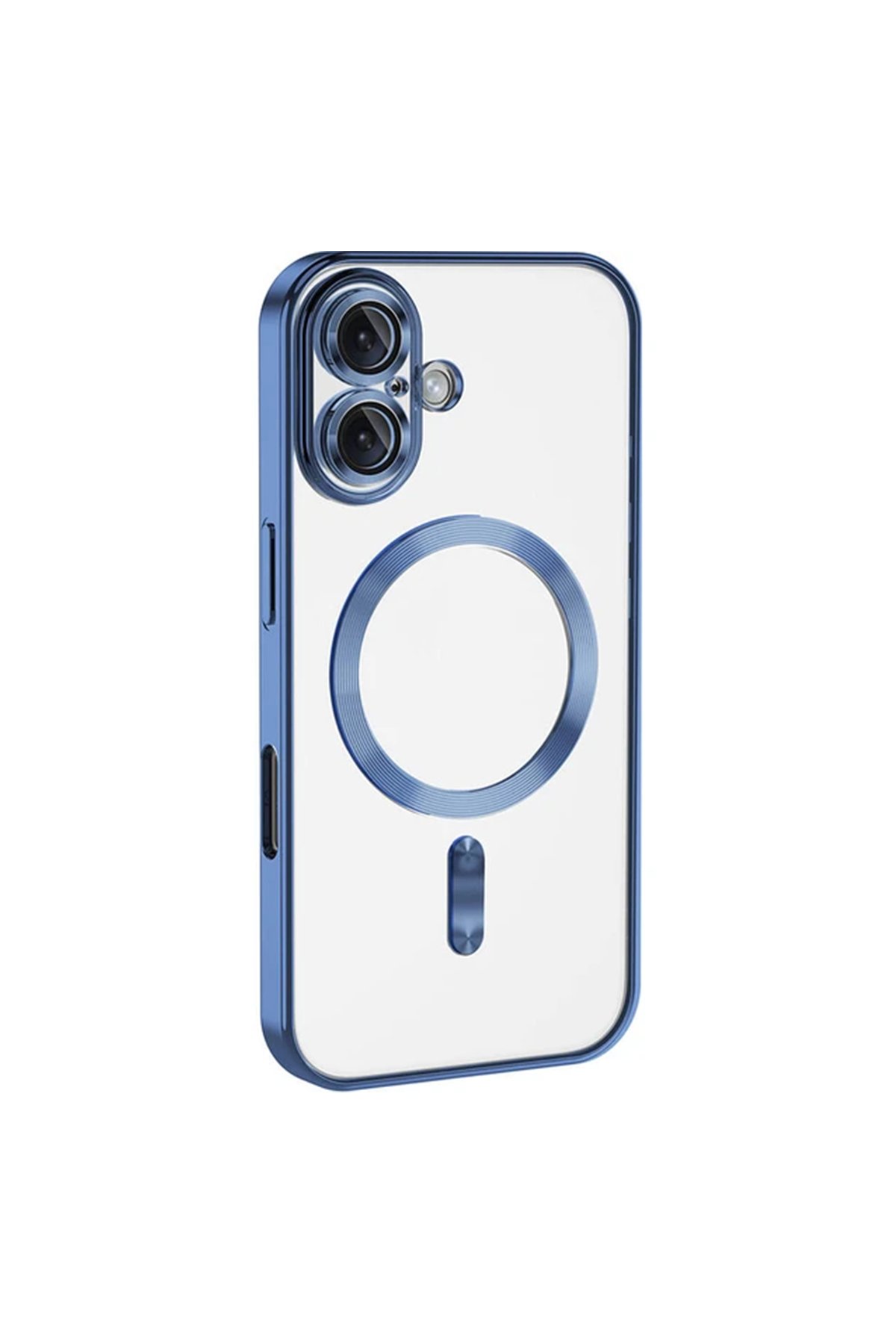 Newface iPhone 16 Kılıf Joke Simli Magneticsafe Kılıf - Siyah