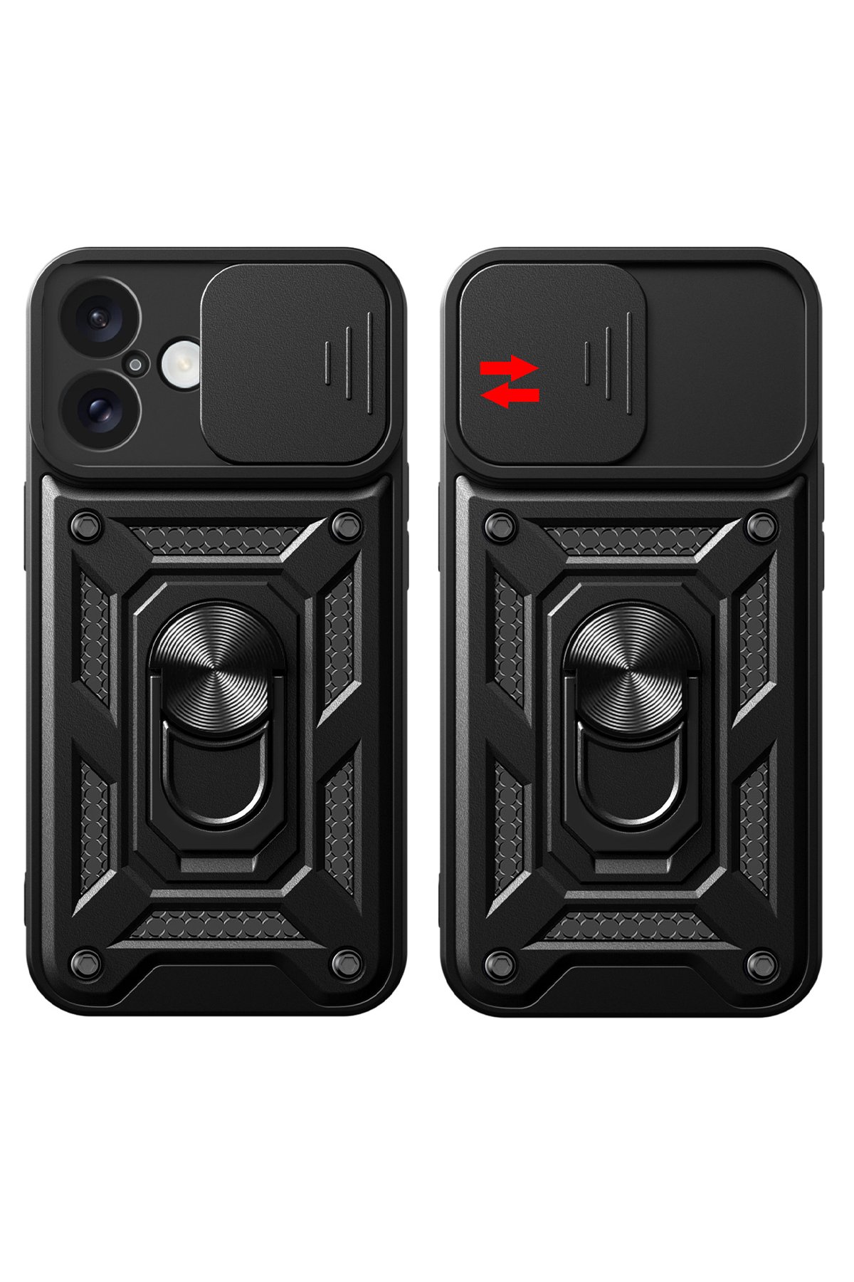 Newface iPhone 16 Bilvis Titan Kamera Lens - Pembe