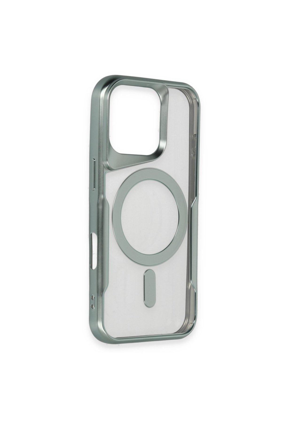 Newface iPhone 16 Plus Kılıf Joke Simli Magneticsafe Kılıf - Siyah