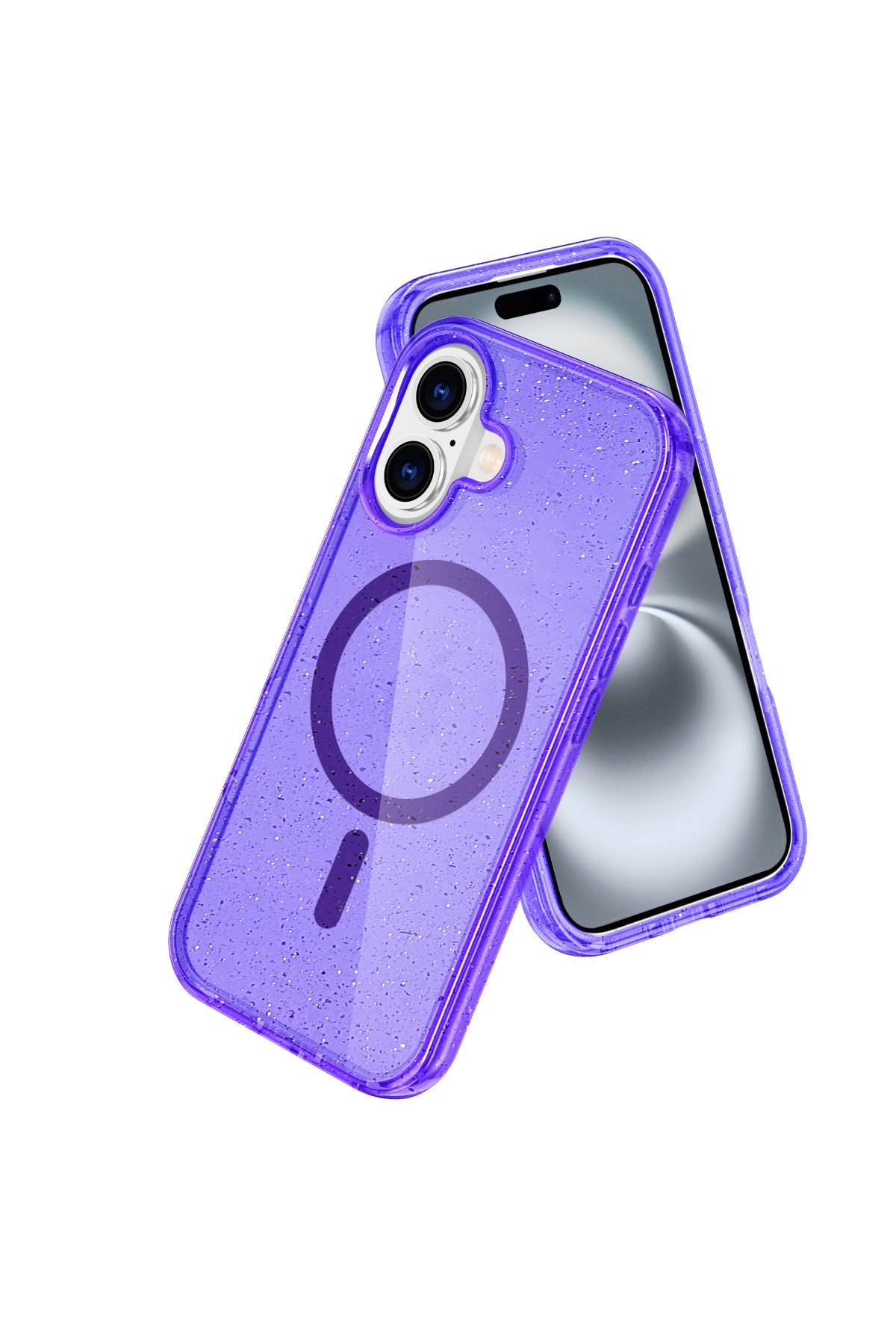 Newface iPhone 16 Plus Kılıf Diamond Magsafe Kapak - Rainbow