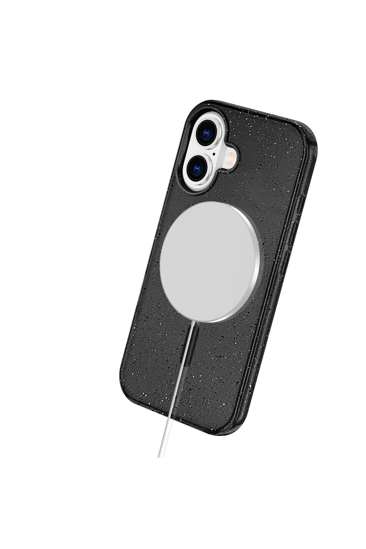 Newface iPhone 16 Plus Kılıf Glow Magsafe Kapak - Turuncu
