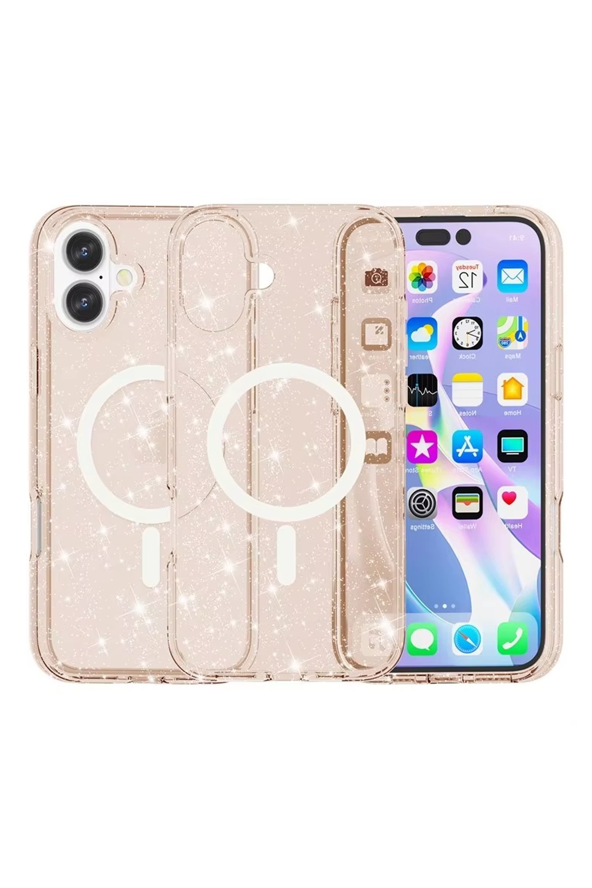 Newface iPhone 16 Plus Kılıf Optimum Silikon - Siyah