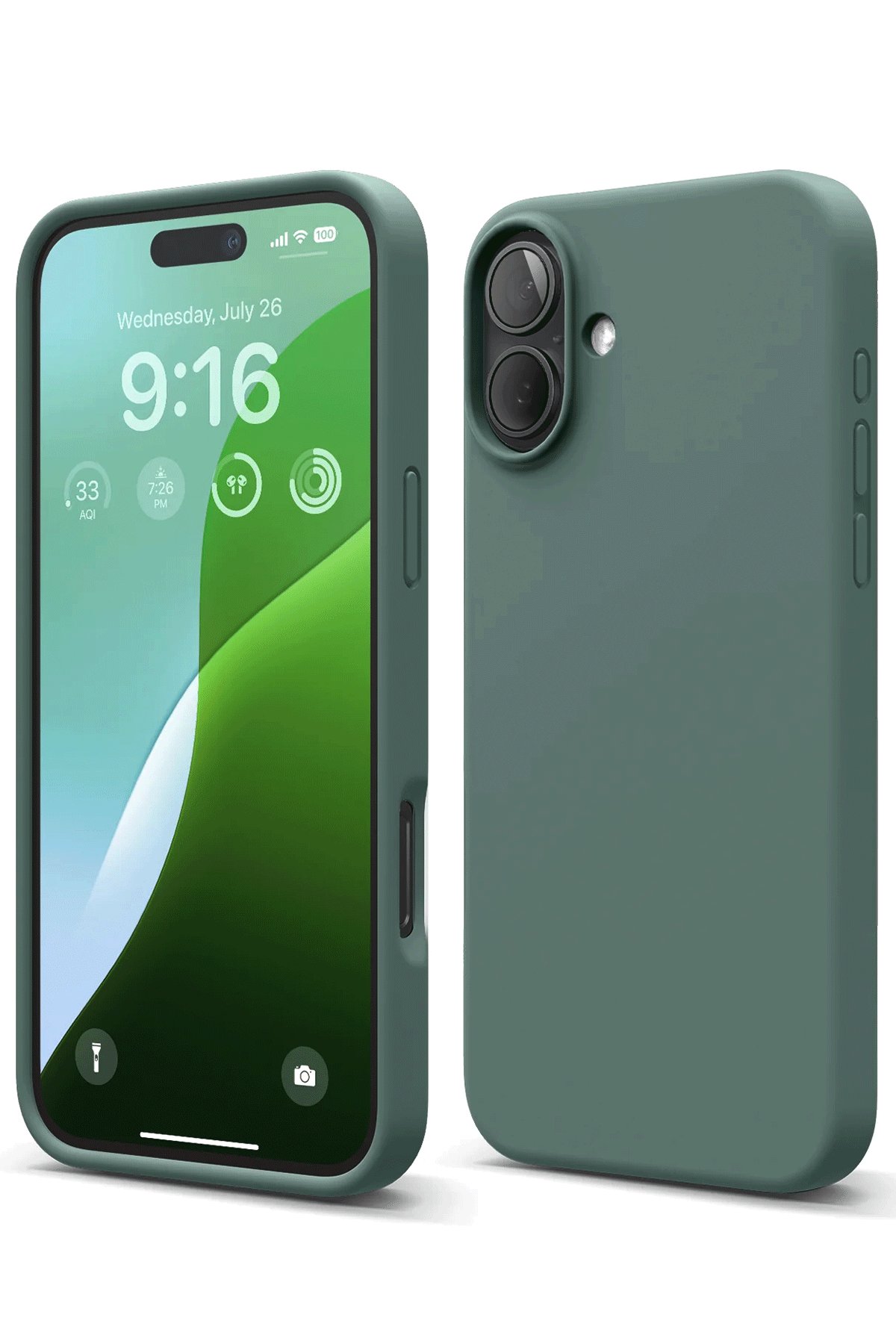 Newface iPhone 16 Plus Raze Metal Kamera Lens - Turkuaz