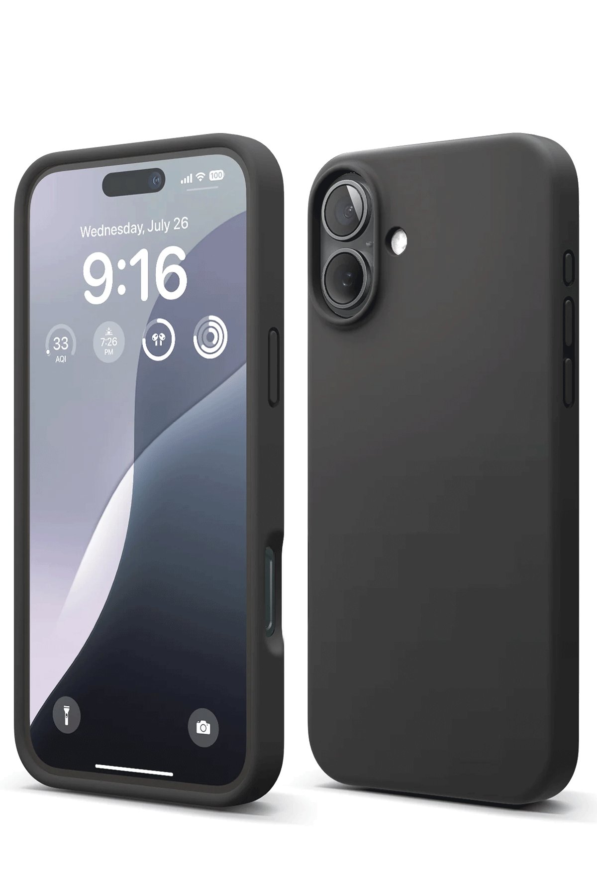 Newface iPhone 16 Plus Kılıf Aras Deri Kapak - Taba