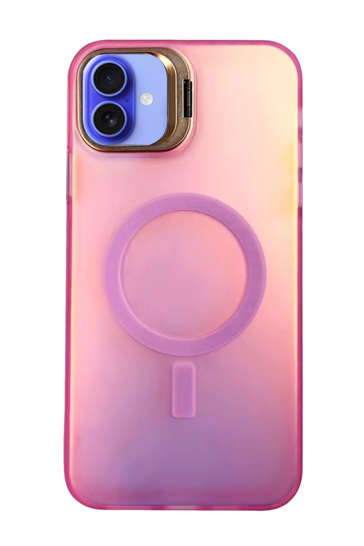 Newface iPhone 16 Plus Bilvis Titan Kamera Lens - Mavi