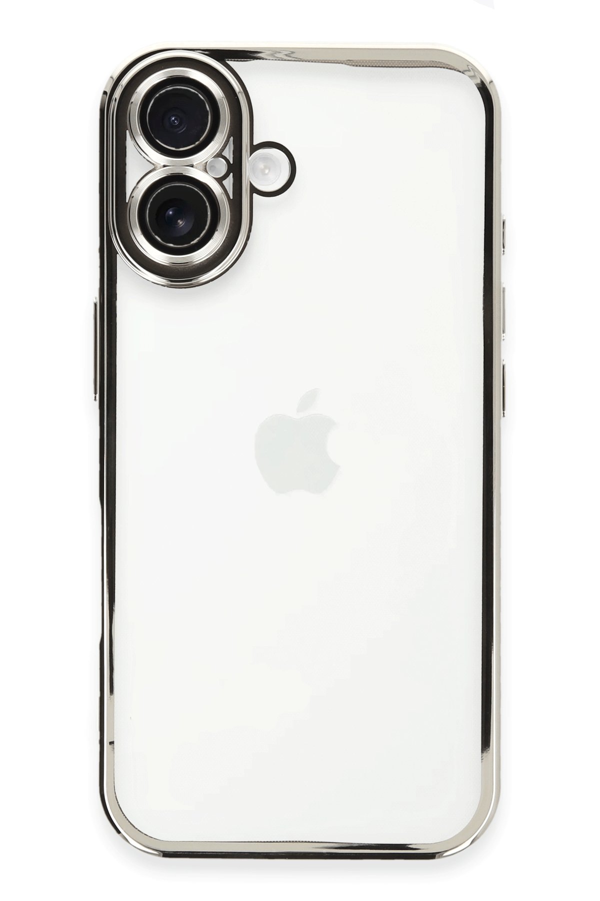 Newface iPhone 16 Plus Kılıf Kart Şeffaf Silikon - Şeffaf