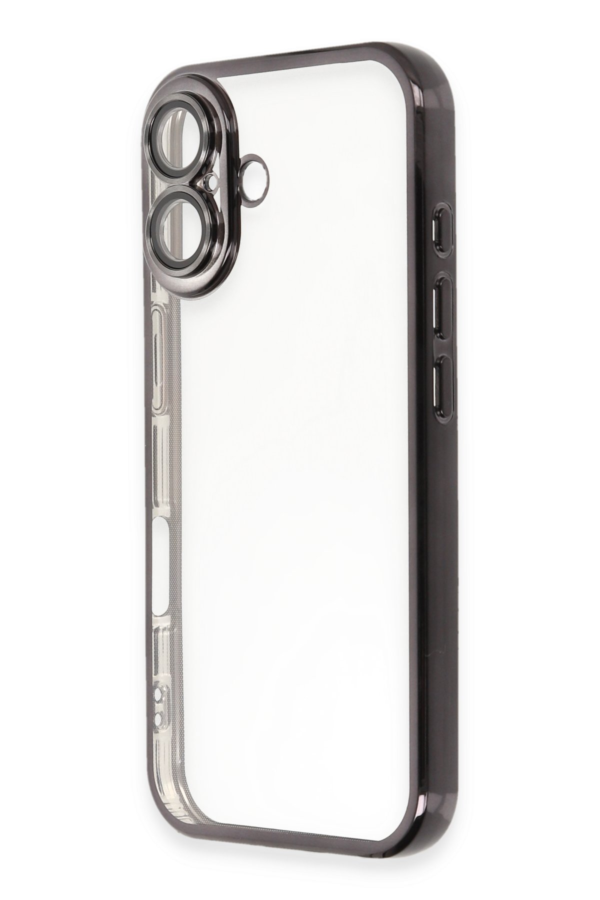 Newface iPhone 16 Plus Kılıf Razer Lensli Silikon - Mor