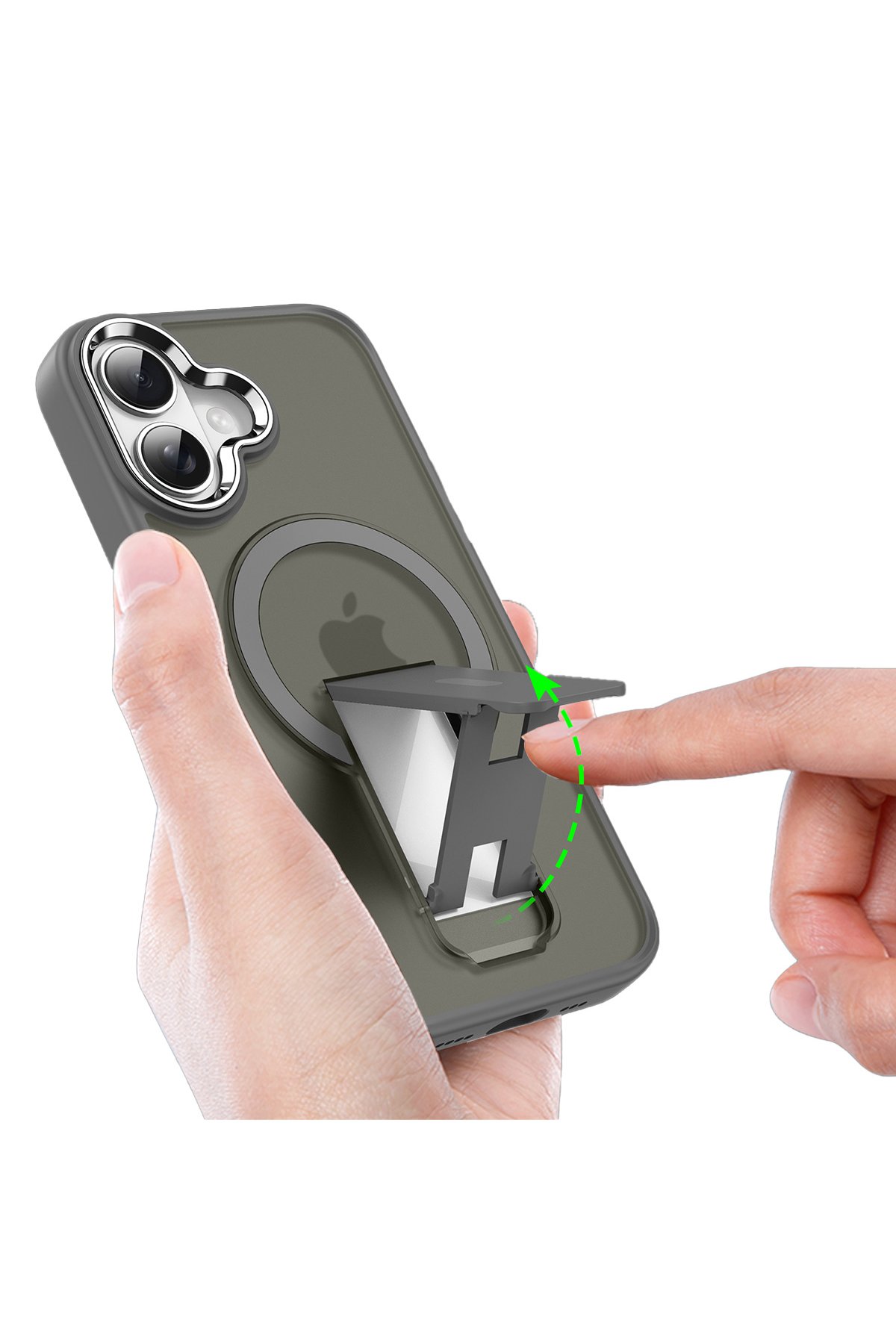Newface iPhone 16 Plus Kılıf Trex Magneticsafe Kapak - Desert