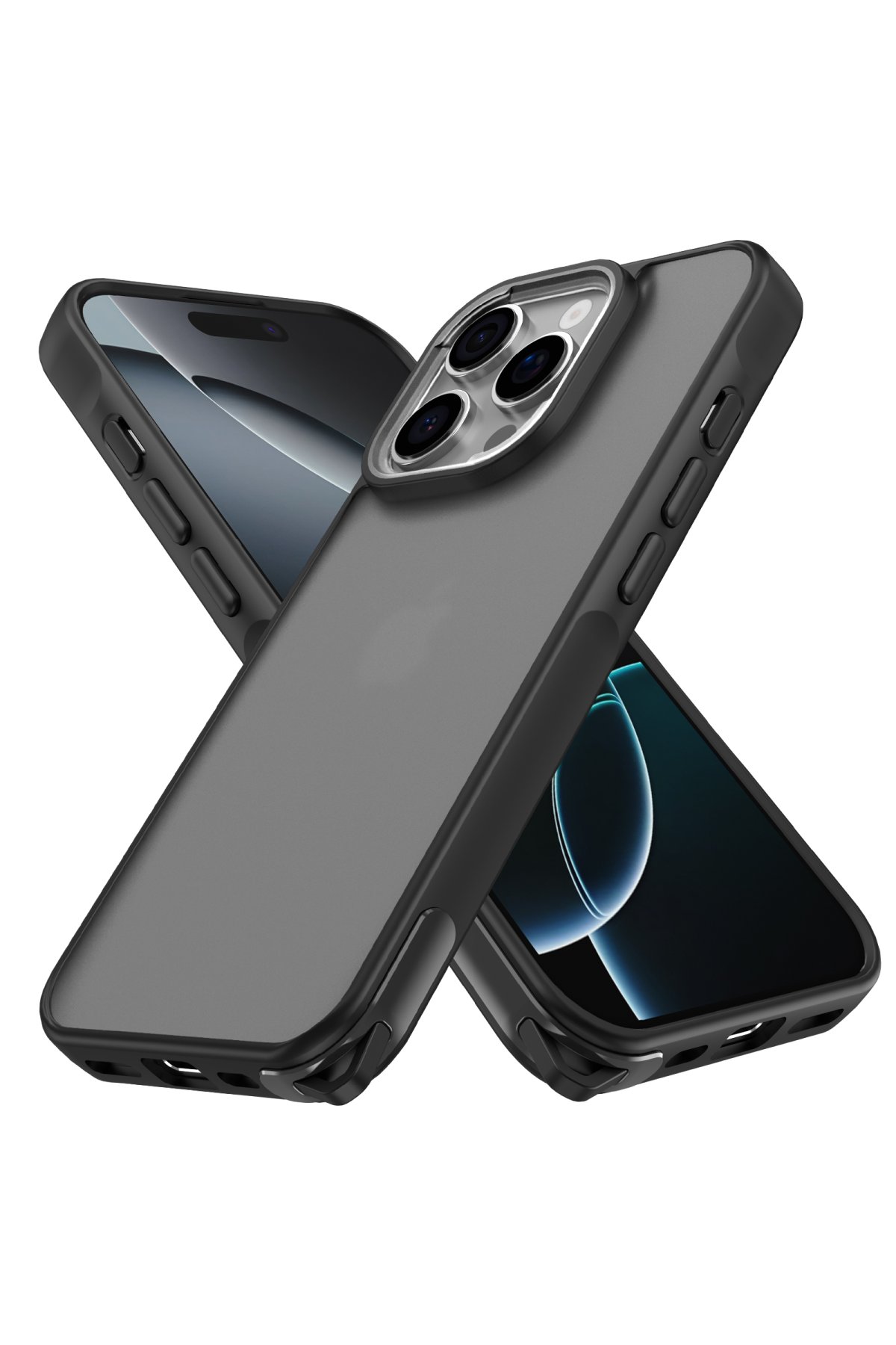 Newface iPhone 16 Pro Kılıf Elegant Kapak - Pudra