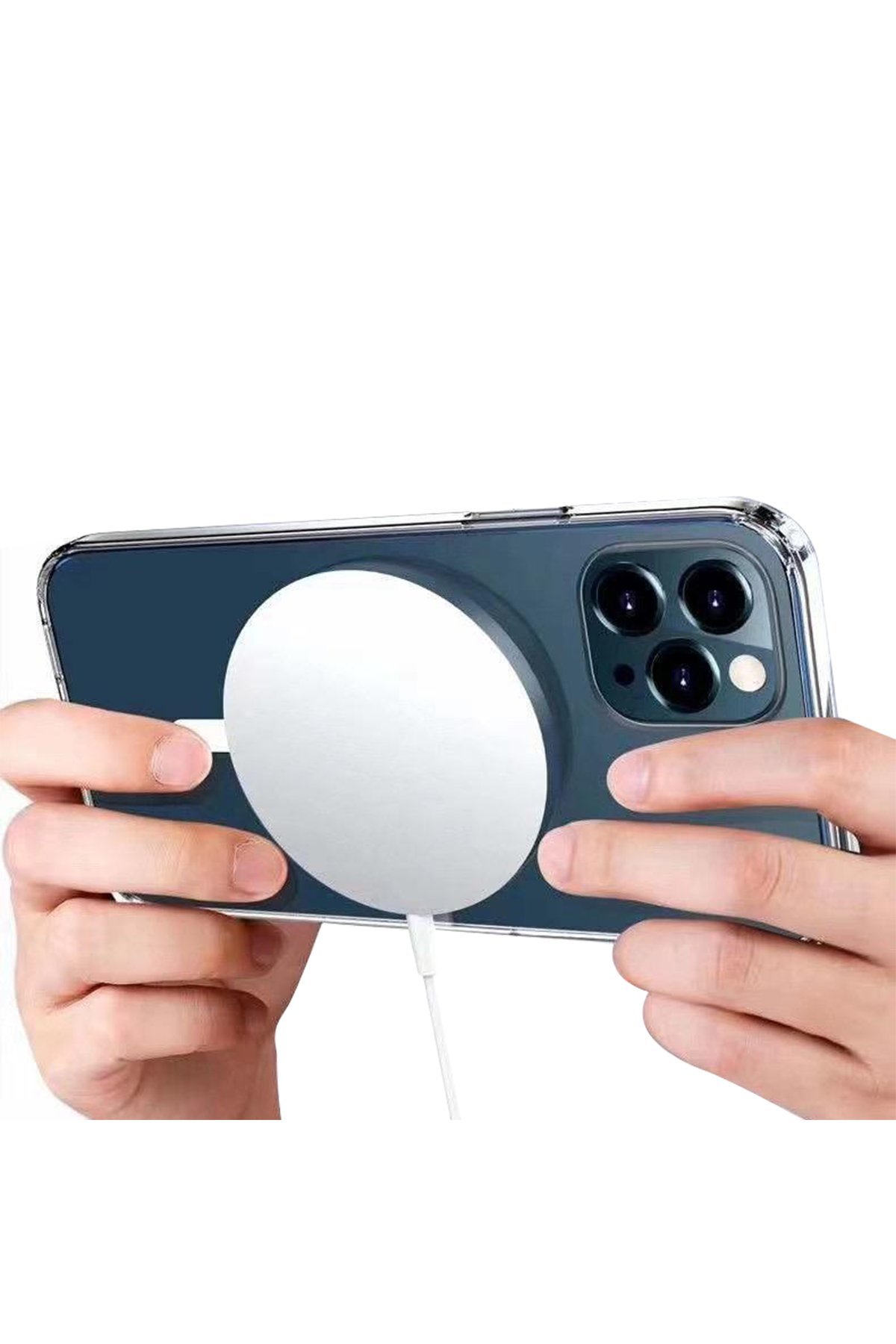 Newface iPhone 16 Pro Kılıf Trex Magneticsafe Kapak - Titan Gri