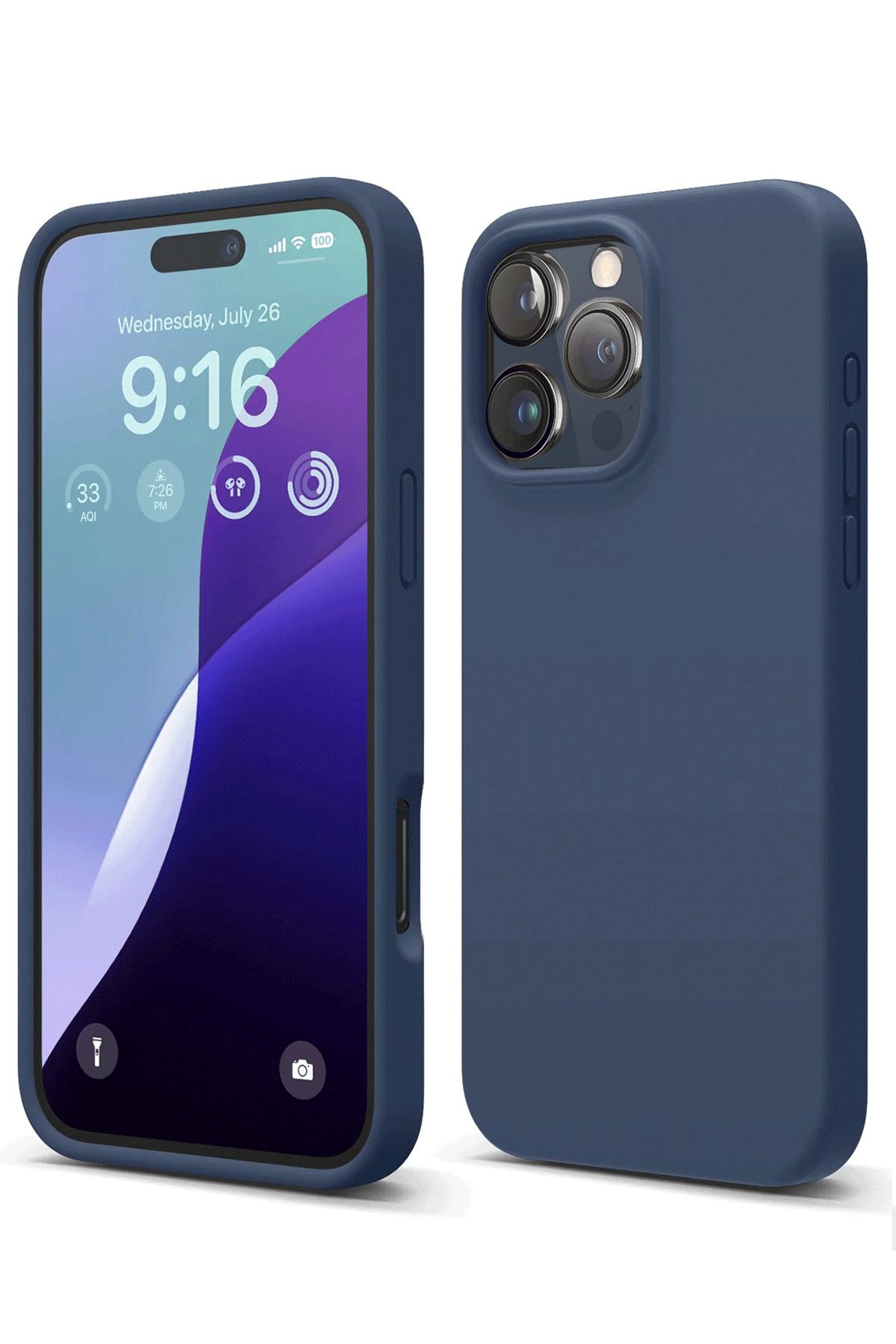 Newface iPhone 16 Pro Kılıf Joy Lens Standlı Kapak - Siyah