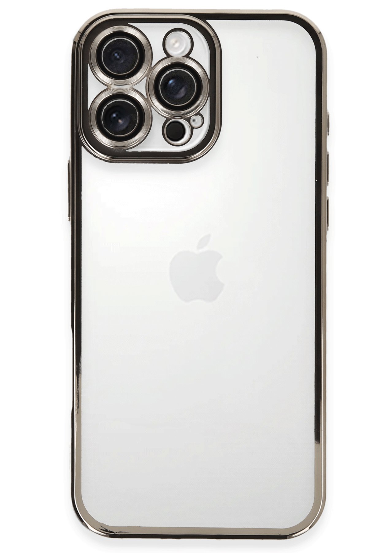 Newface iPhone 16 Pro Kılıf Kart Şeffaf Silikon - Şeffaf