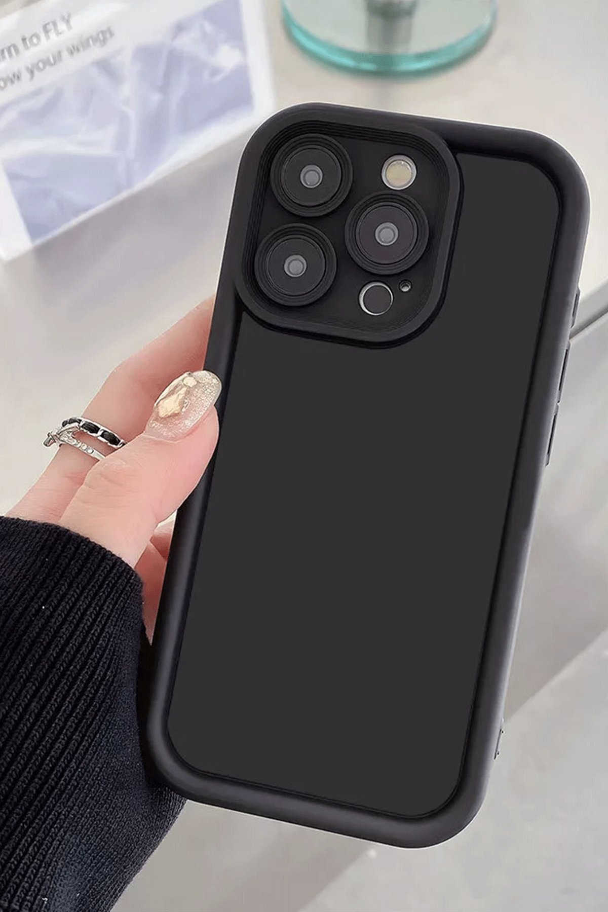 Newface iPhone 16 Pro Kılıf Kross Magneticsafe Kapak - Gümüş
