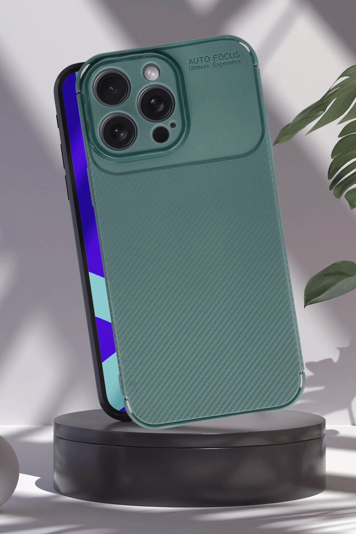 Newface iPhone 16 Pro Max Kılıf Boyi Silikon Kapak - Siyah