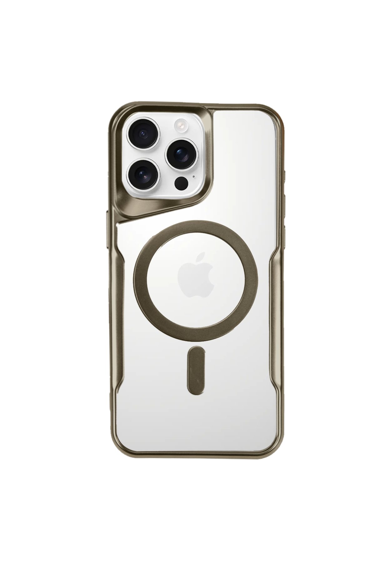 Newface iPhone 16 Pro Max Kılıf Joy Lens Standlı Kapak - Siyah