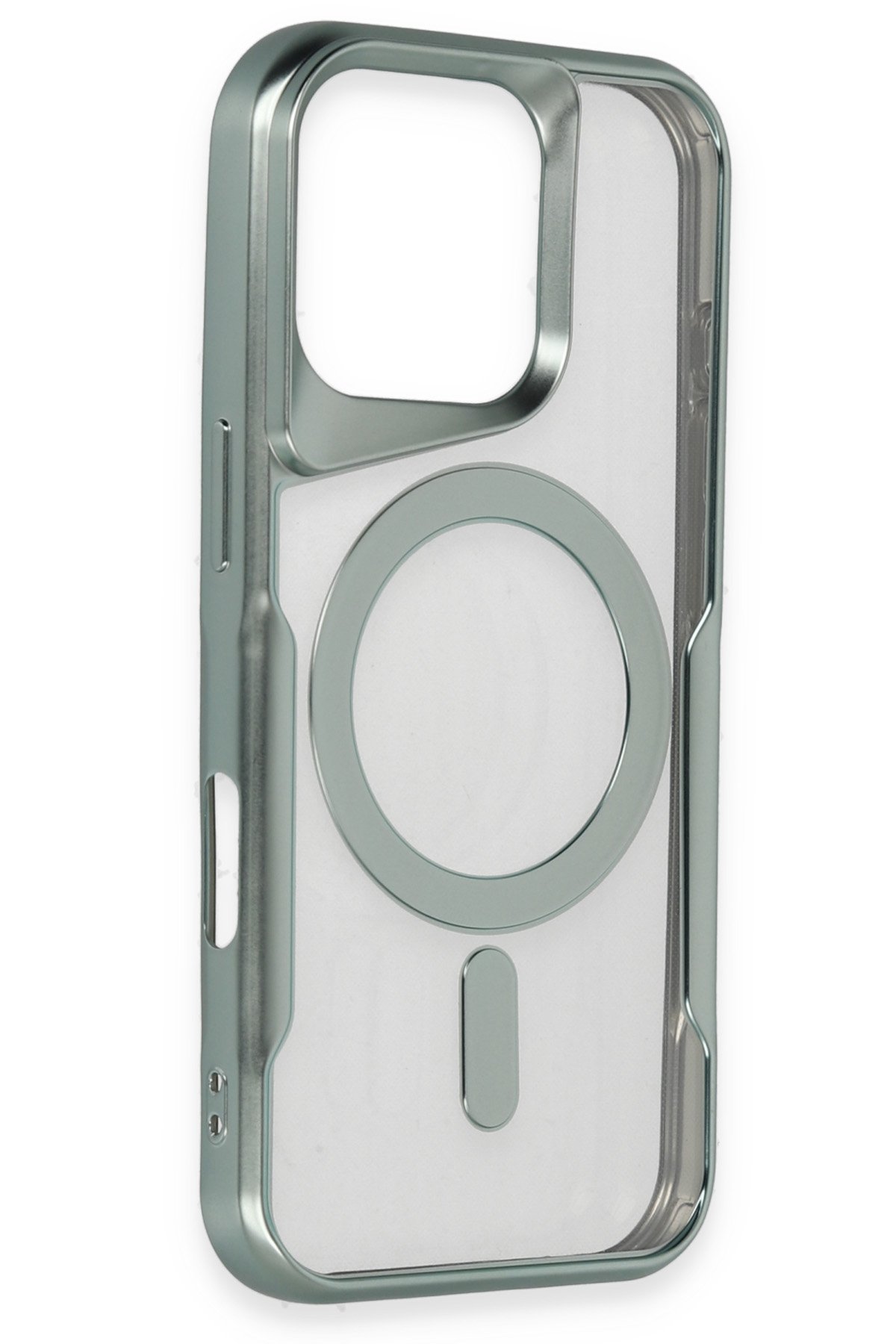 Newface iPhone 16 Pro Max Kılıf Diamond Magsafe Kapak - Rainbow