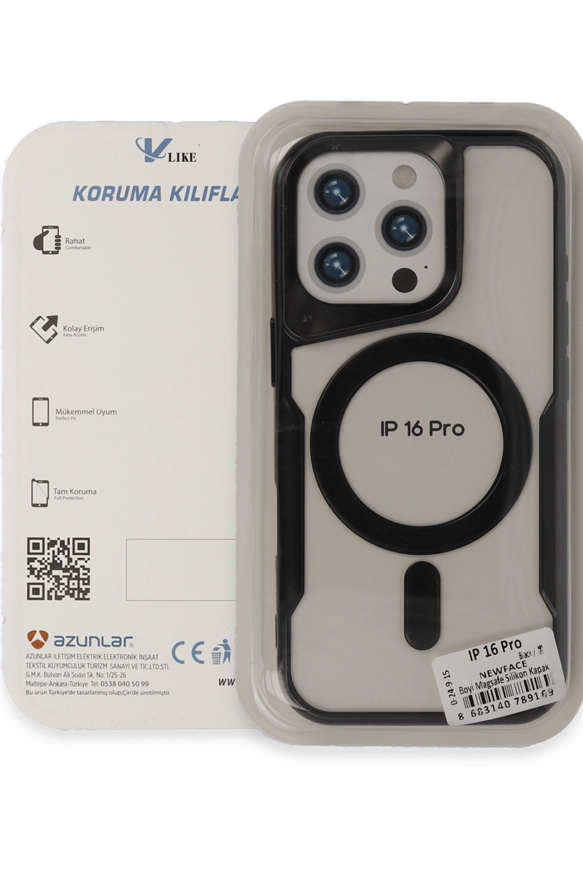 Newface iPhone 16 Pro Max Kılıf Diamond Magsafe Kapak - Rainbow