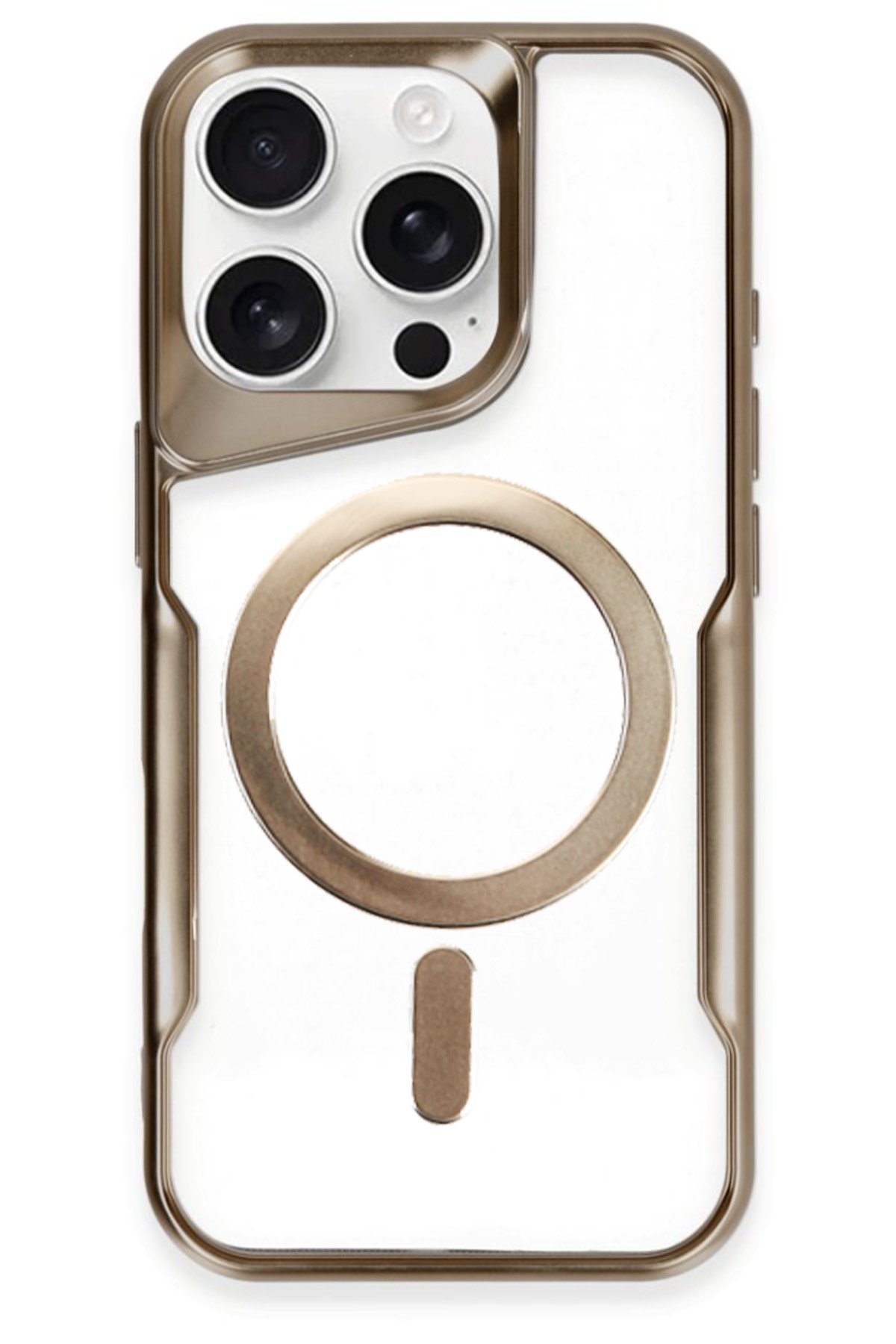 Newface iPhone 16 Pro Max Raze Metal Kamera Lens - Desert