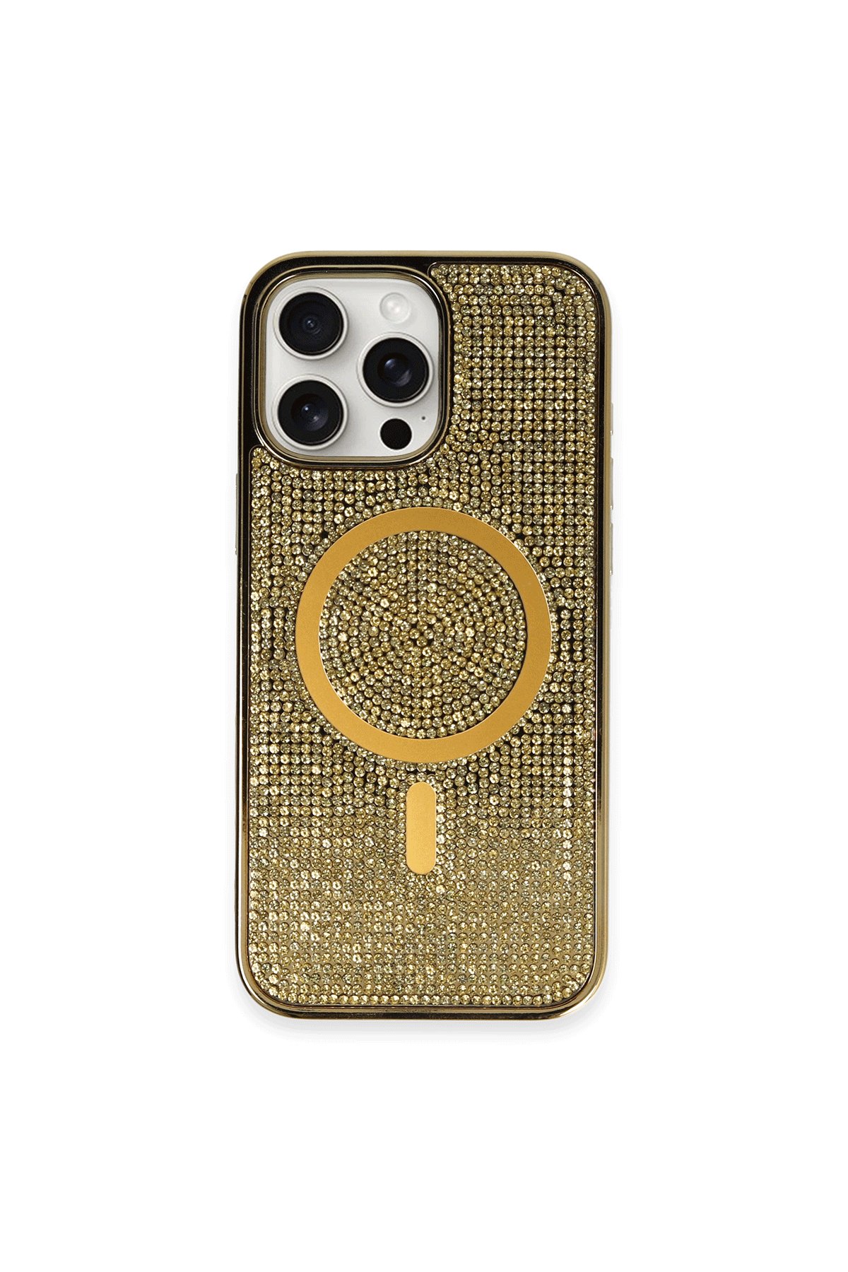 Newface iPhone 16 Pro Max Kılıf Montreal Yüzüklü Silikon Kapak - Lacivert