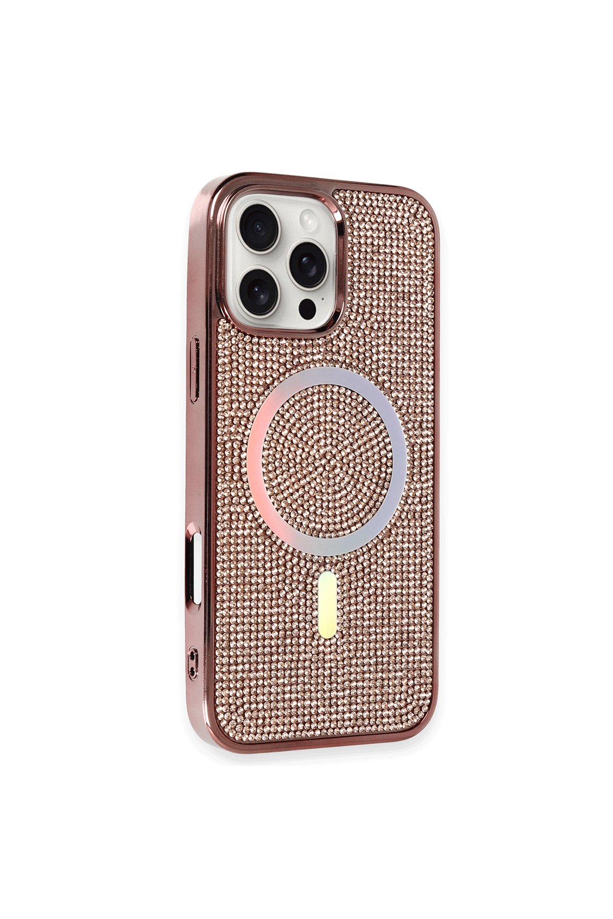 Newface iPhone 16 Pro Max Kılıf Boyi Silikon Kapak - Derin Mor
