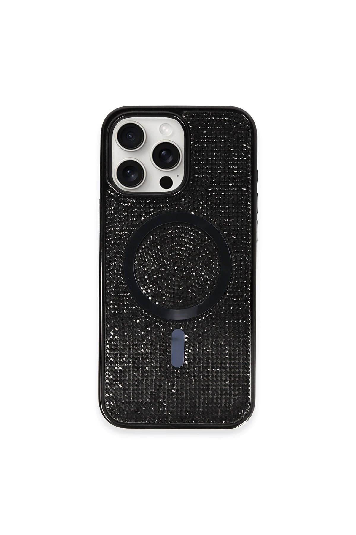 Newface iPhone 16 Pro Max Kılıf Kross Magneticsafe Kapak - Gümüş