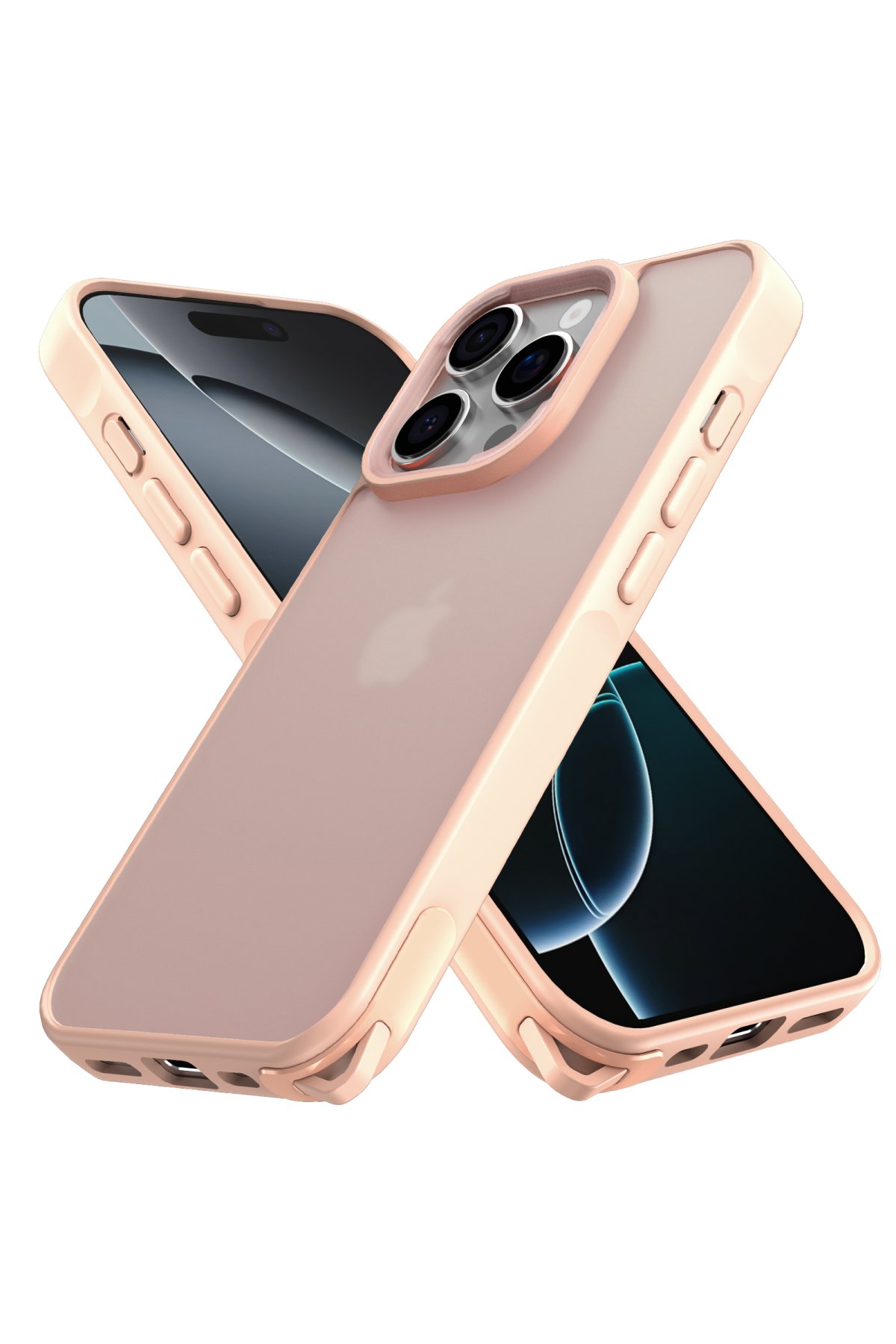 Newface iPhone 16 Pro Max Pers Alüminyum Kamera Lens - Desert