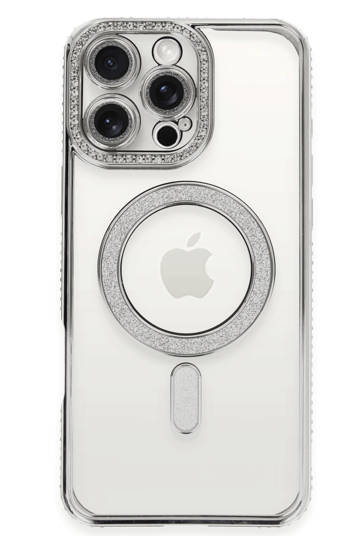 Newface iPhone 16 Pro Max Kılıf Elegant Kapak - Pudra