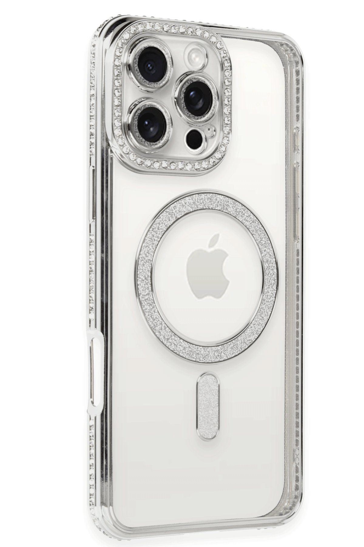 Newface iPhone 16 Pro Max Kılıf Elegant Kapak - Pudra