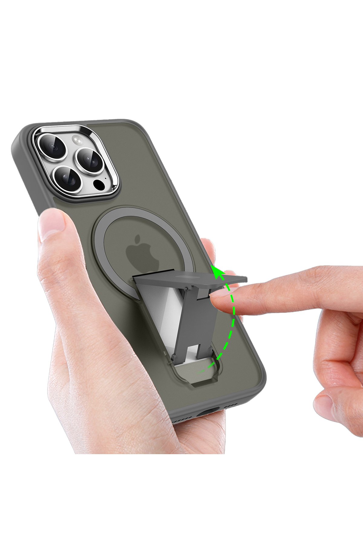 Newface iPhone 16 Pro Max Kılıf Zuma Kartvizitli Yüzüklü Silikon - Pembe