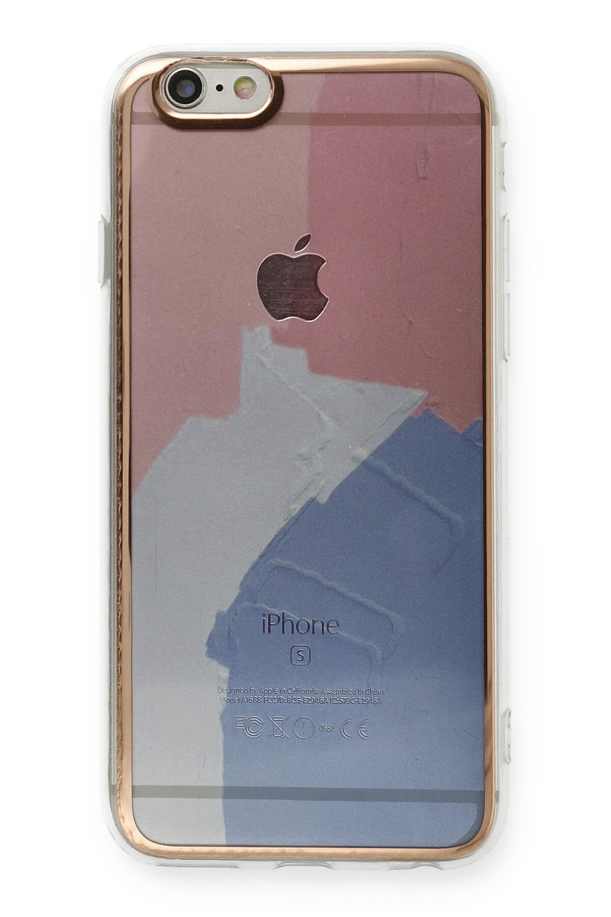 Newface iPhone 6 Kılıf Lansman Glass Kapak - Sarı