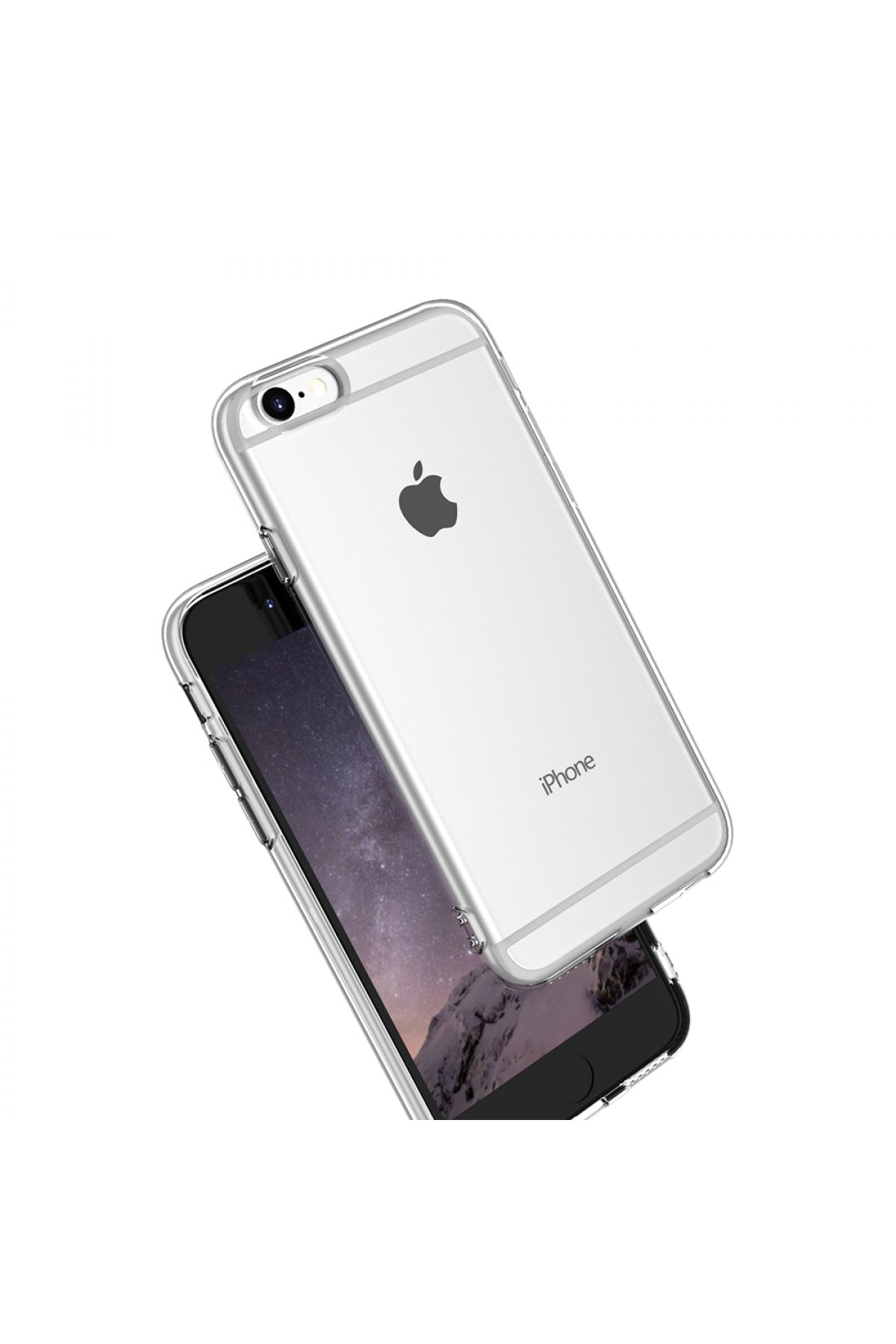 Newface iPhone 6 Kılıf Mega Standlı Silikon - Siyah