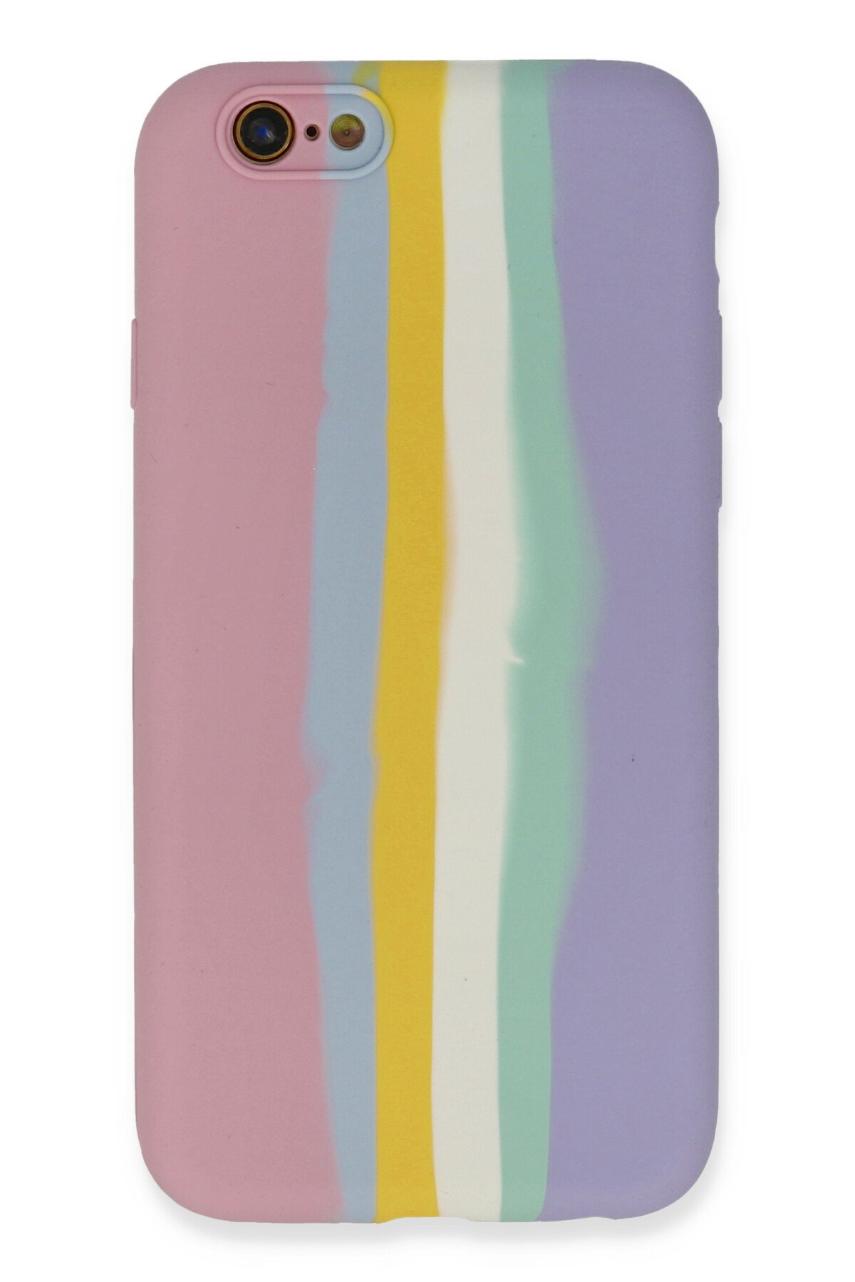 Newface iPhone 6 Kılıf Palm Buzlu Kamera Sürgülü Silikon - Siyah