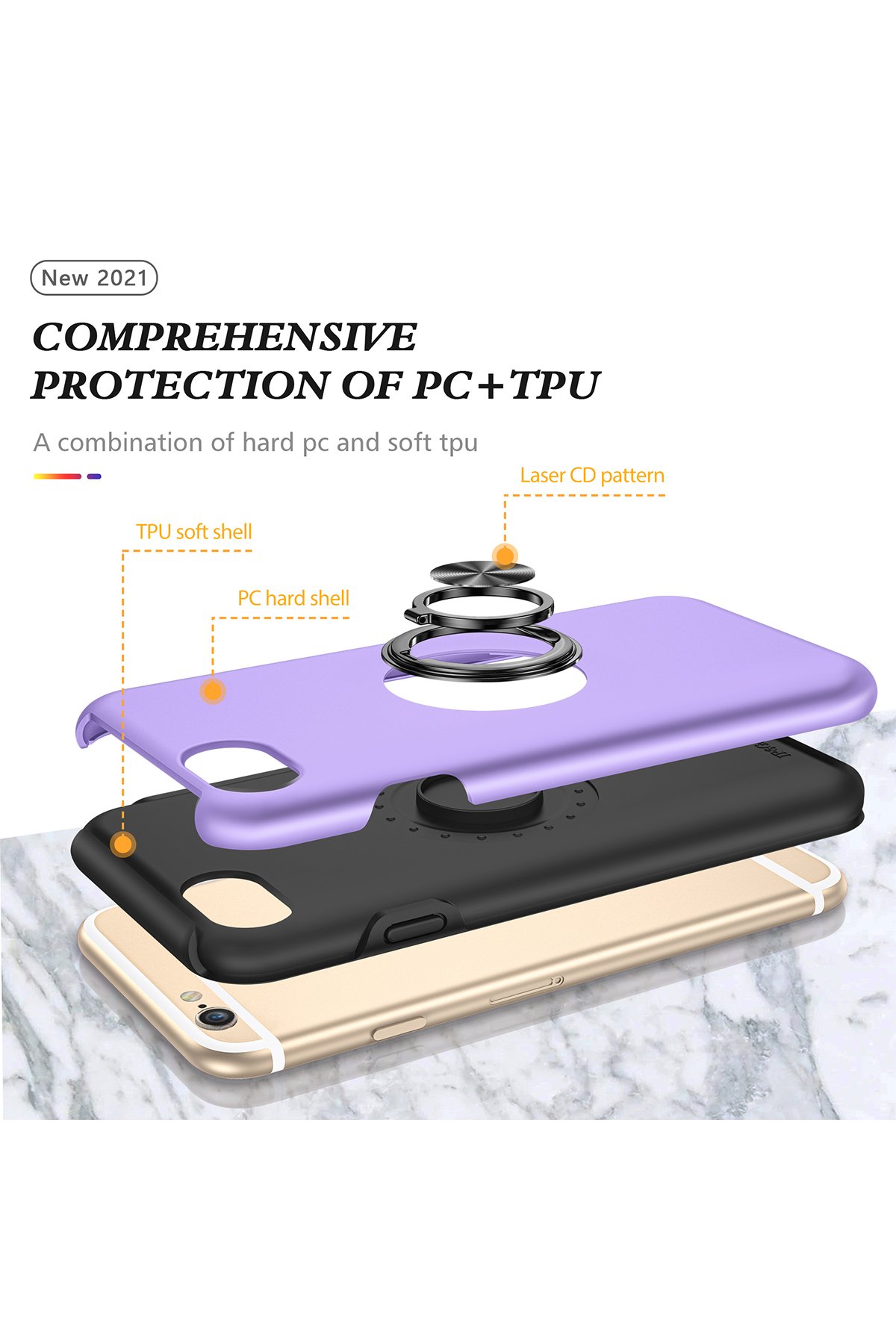 Newface iPhone 6 Kılıf Lansman Glass Kapak - Turkuaz