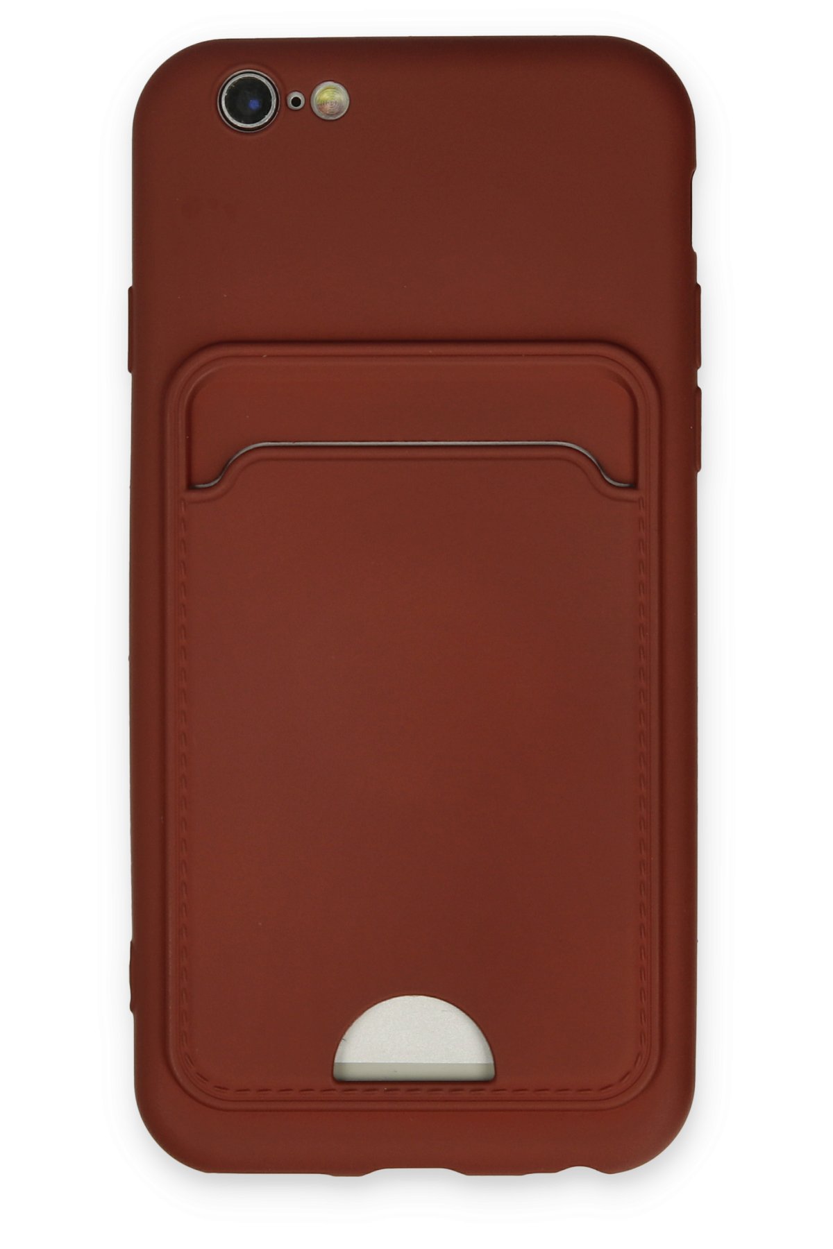 Newface iPhone 6 Kılıf Liva Lens Silikon - Pudra